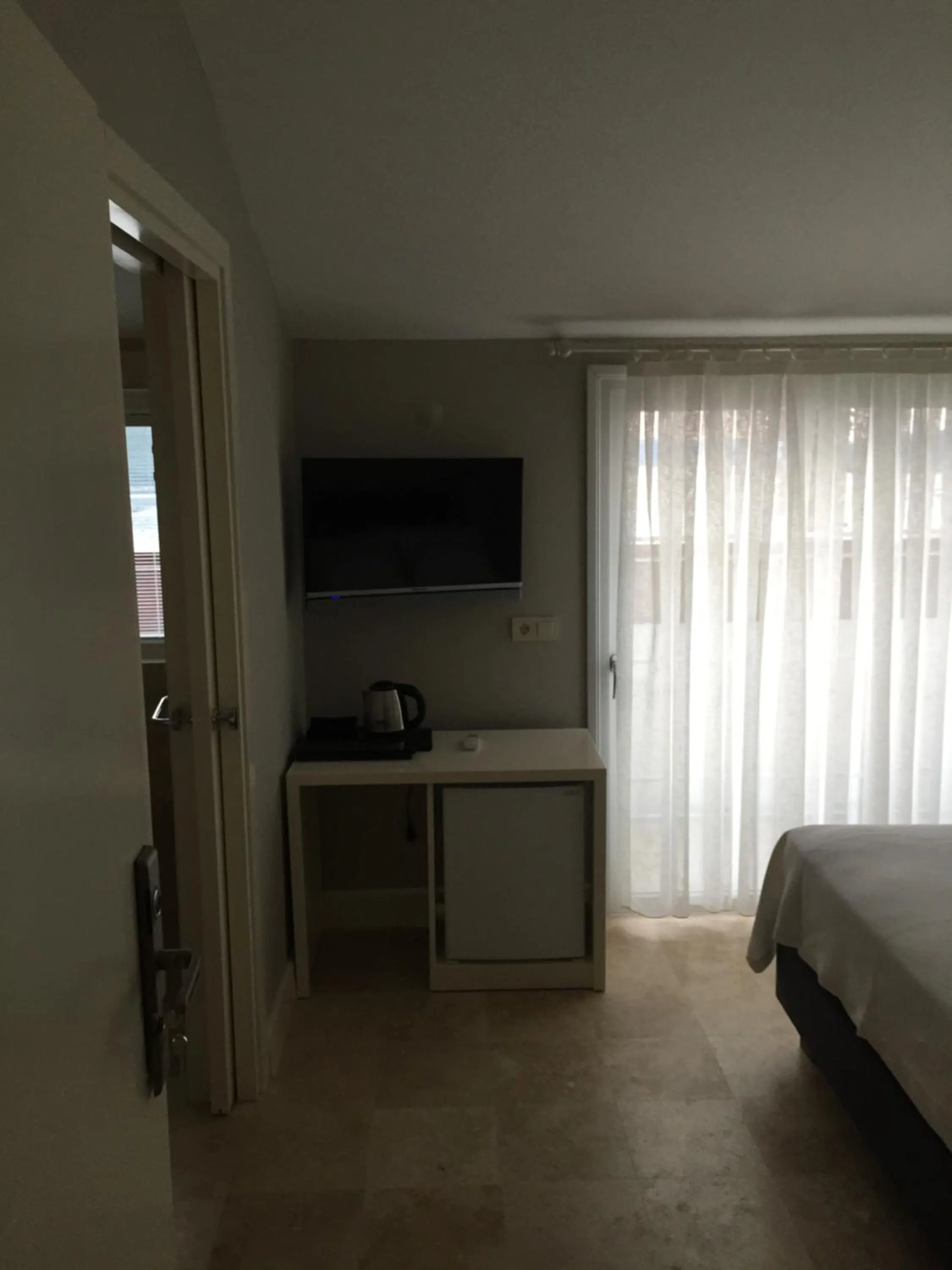 Decorative detail, Bed in Teos Lodge Pansiyon