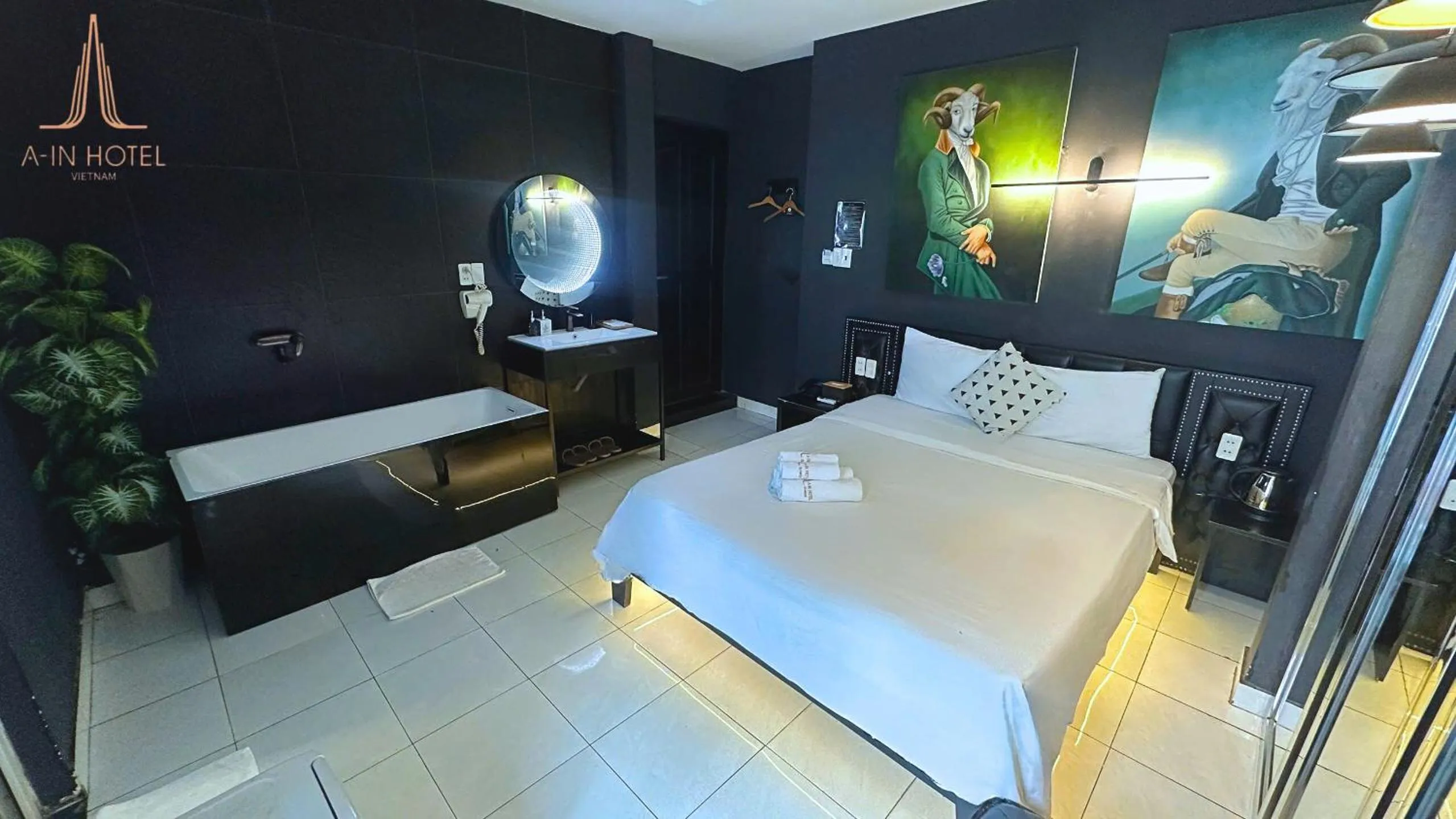 Bed in A In Hotel Glamour