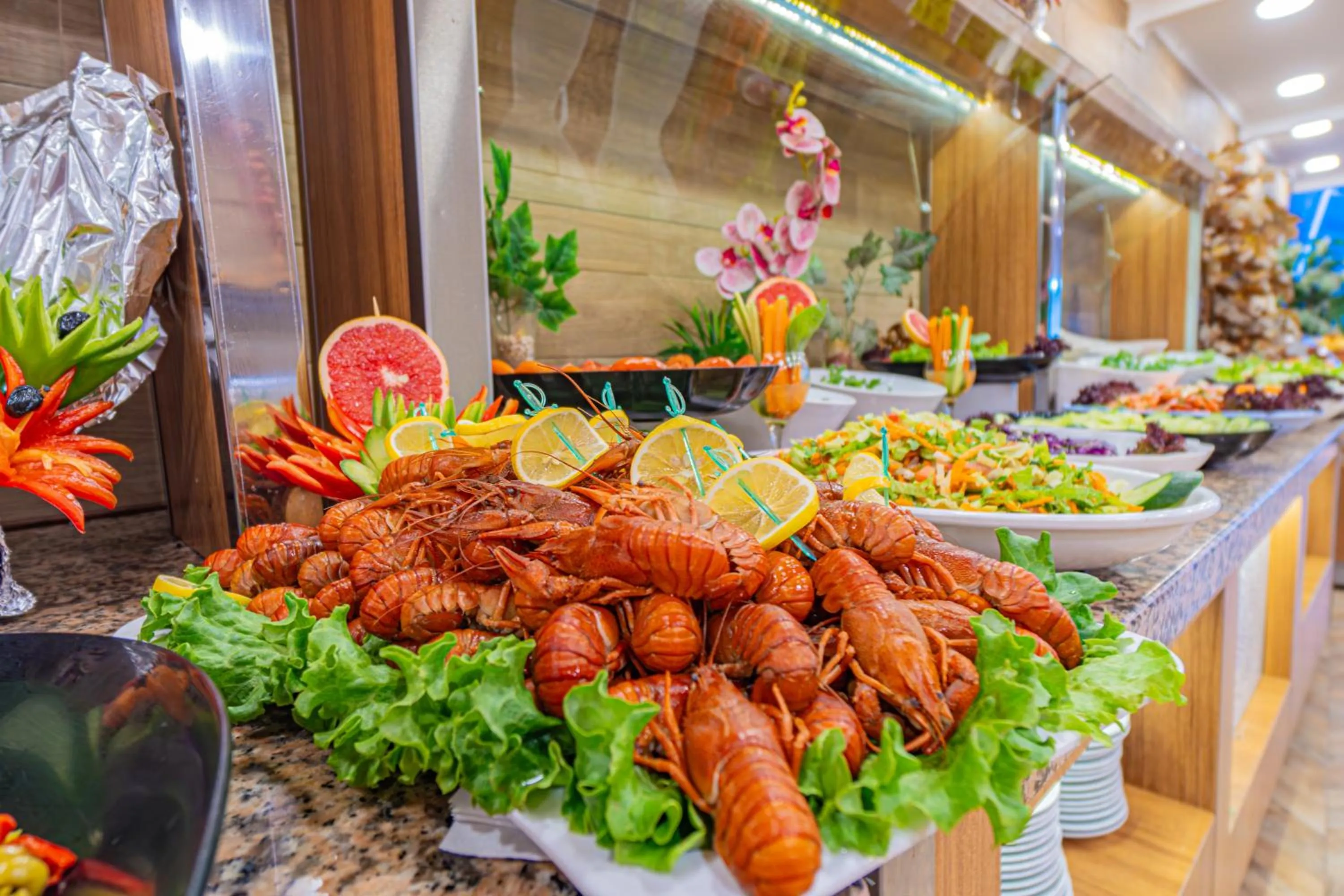 Dining area in Mesut Hotel