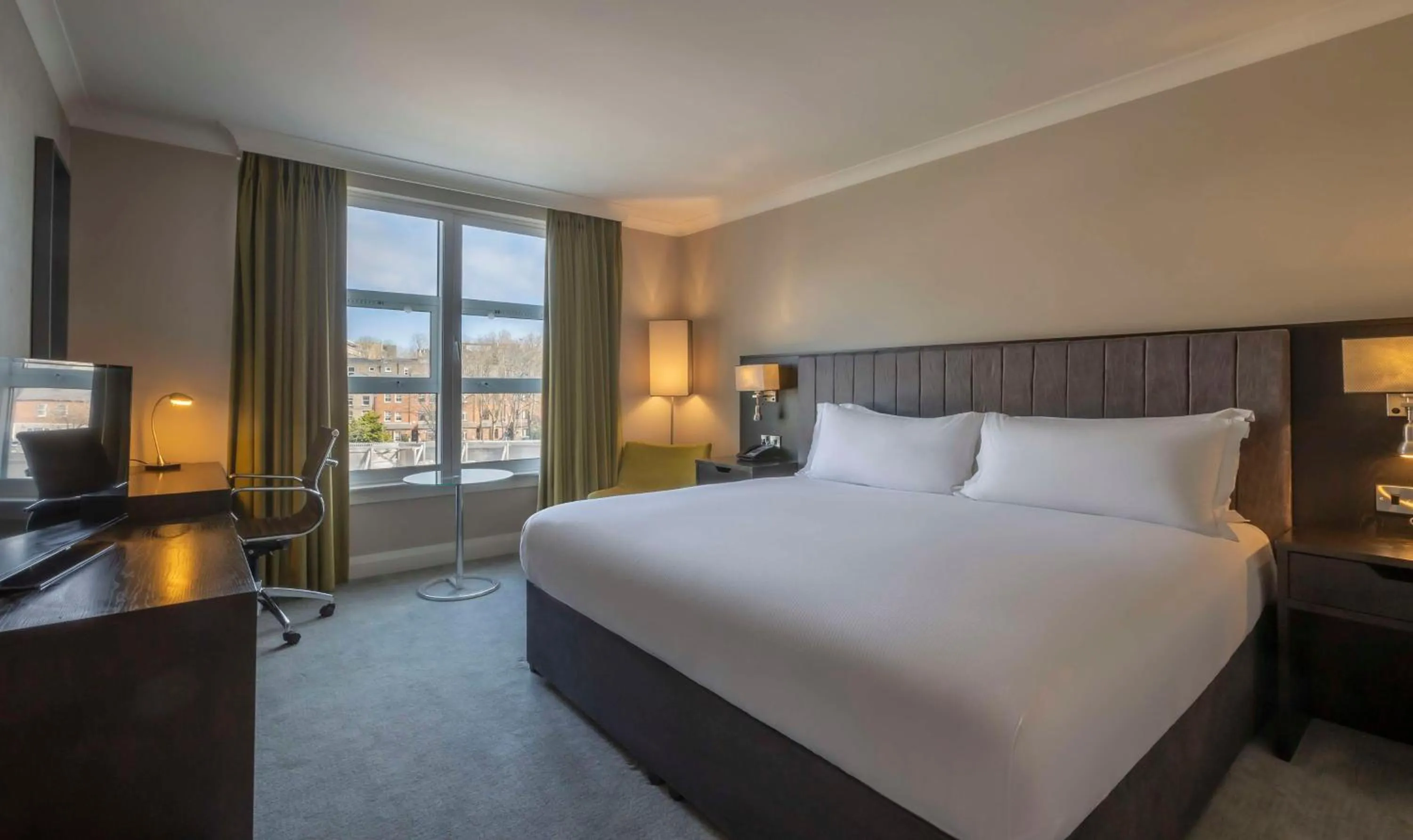 Bed in Hilton Dublin