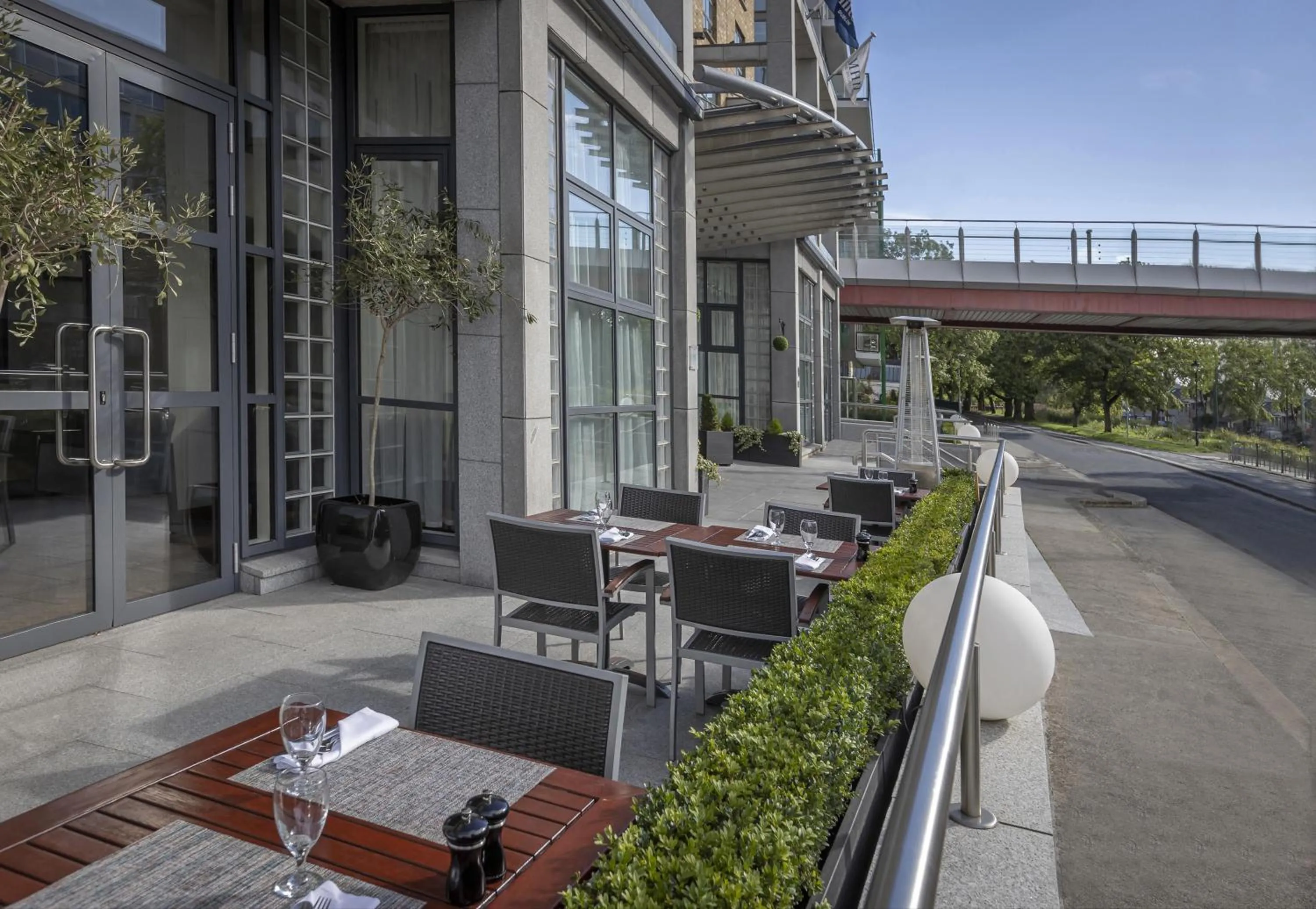 Patio in Hilton Dublin