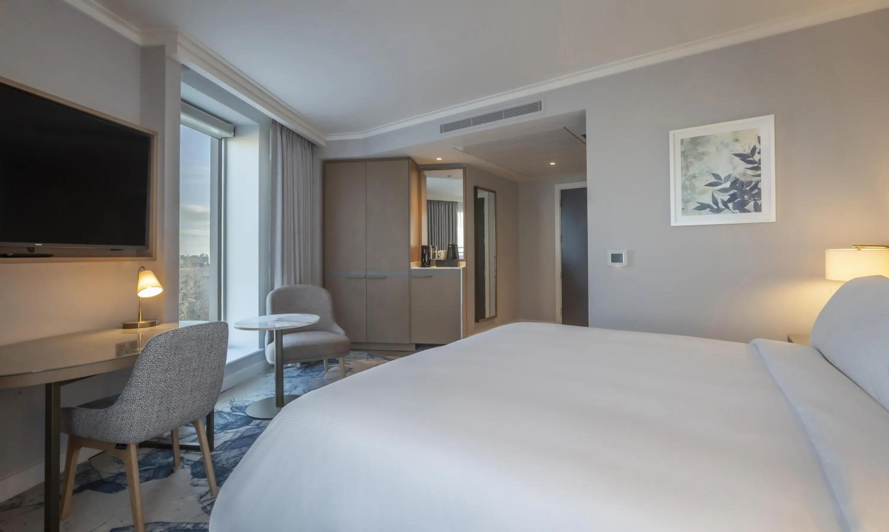 Bed in Hilton Dublin