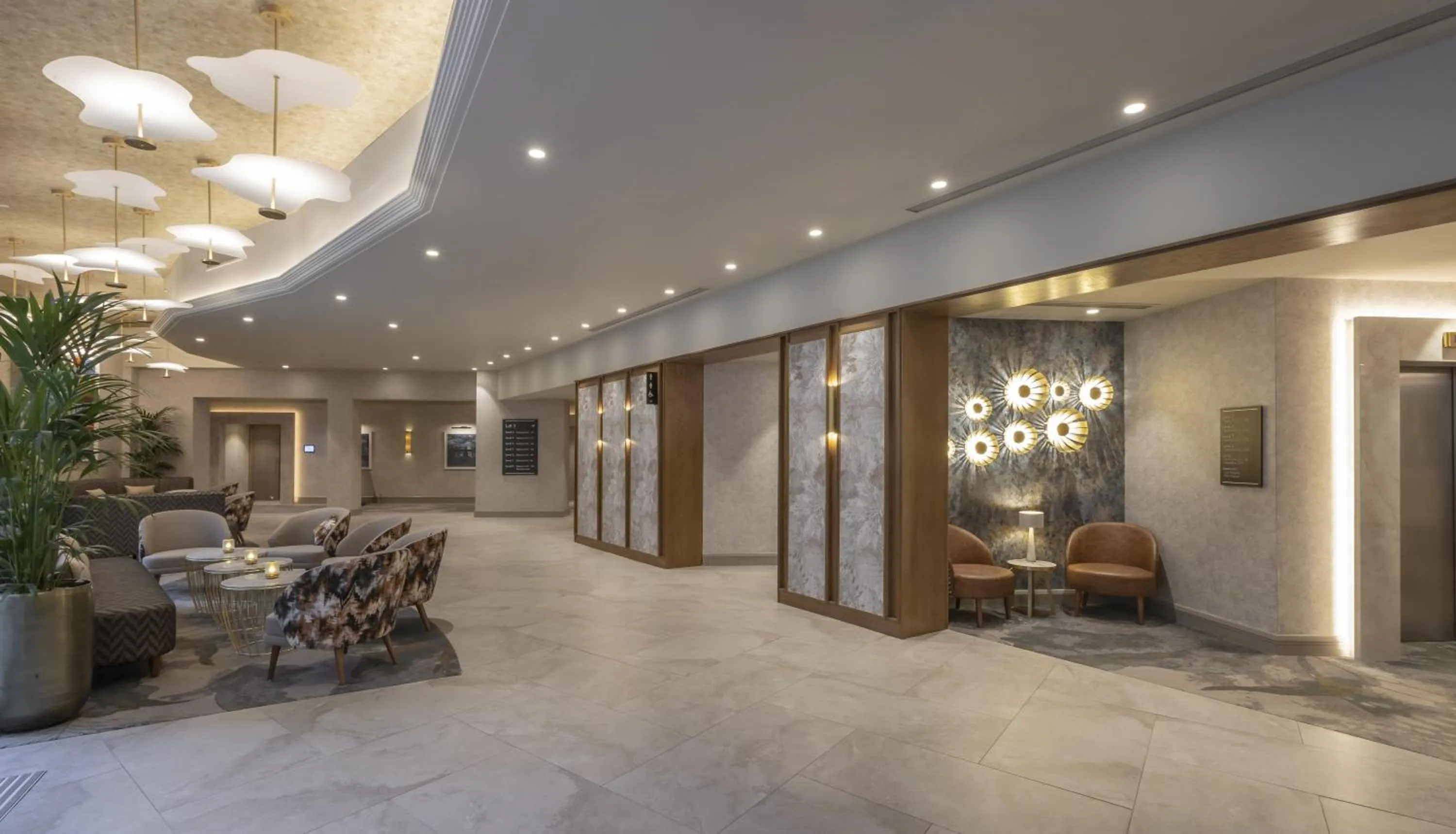 Lobby or reception in Hilton Dublin