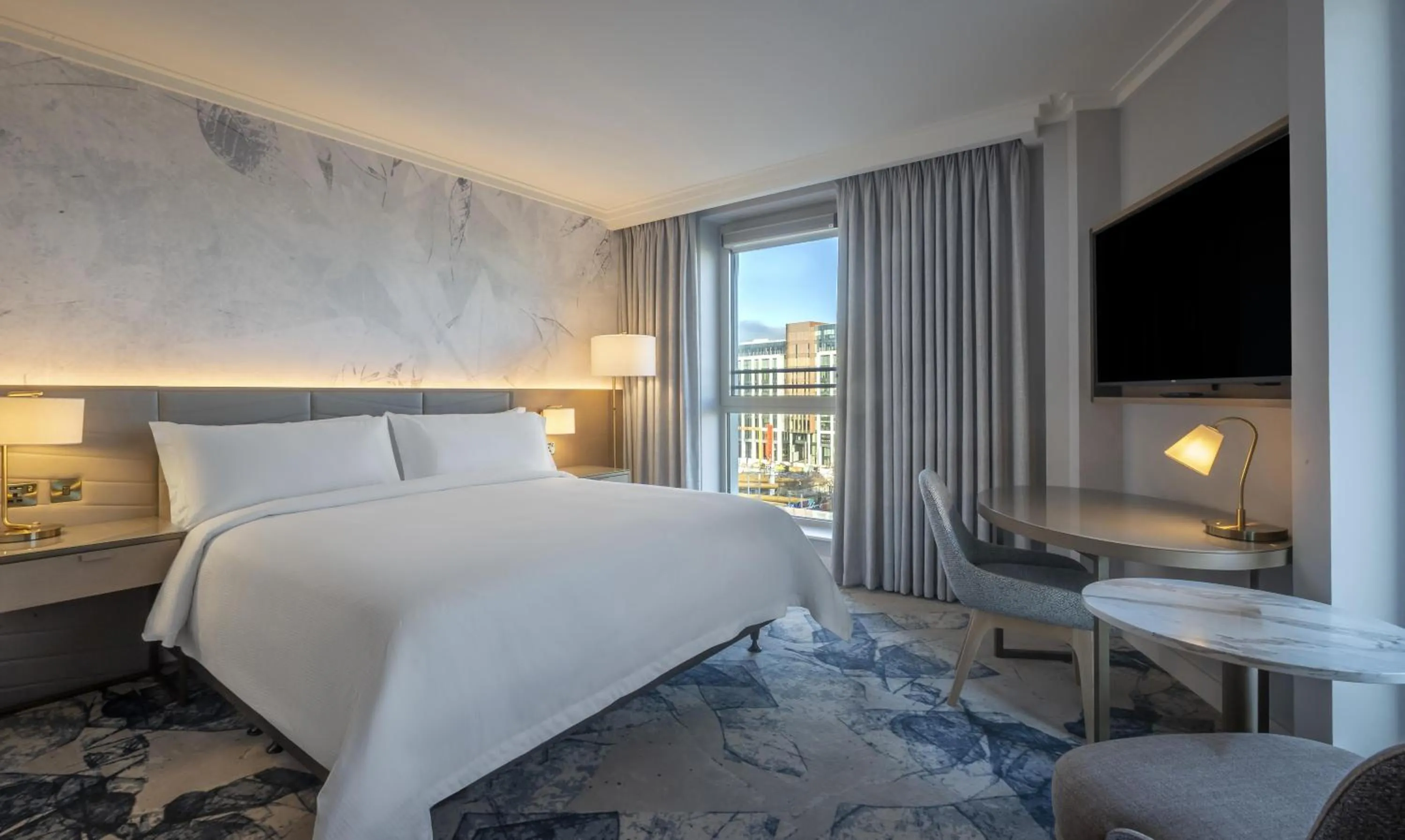 Bed in Hilton Dublin