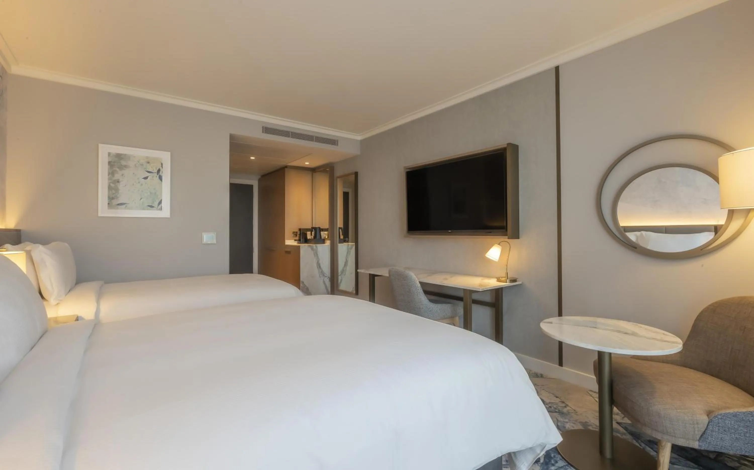 Bed in Hilton Dublin