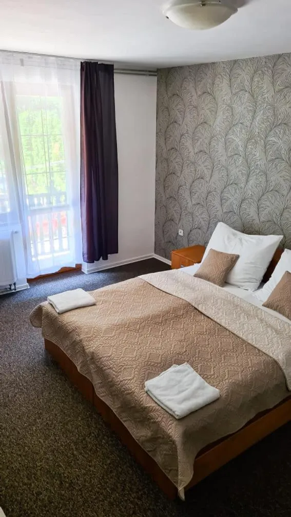 Bed in Horský hotel Eva