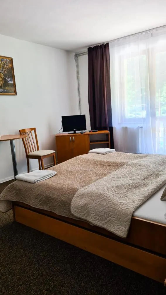 Bed in Horský hotel Eva