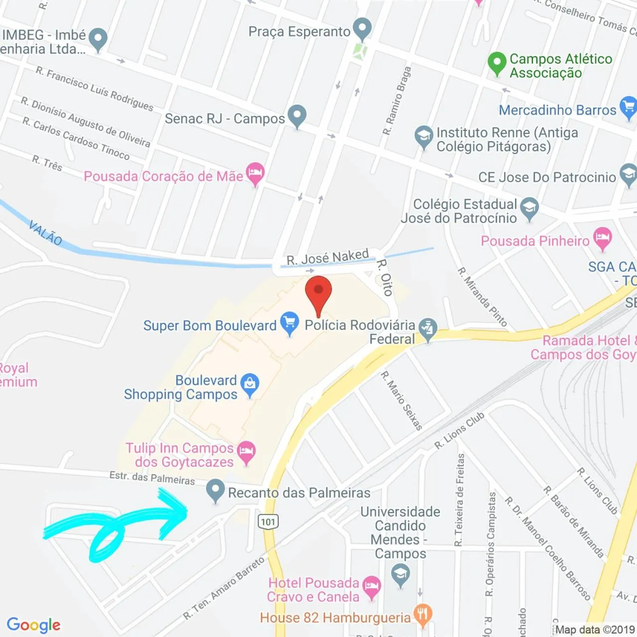 Location in Apartamento Bento