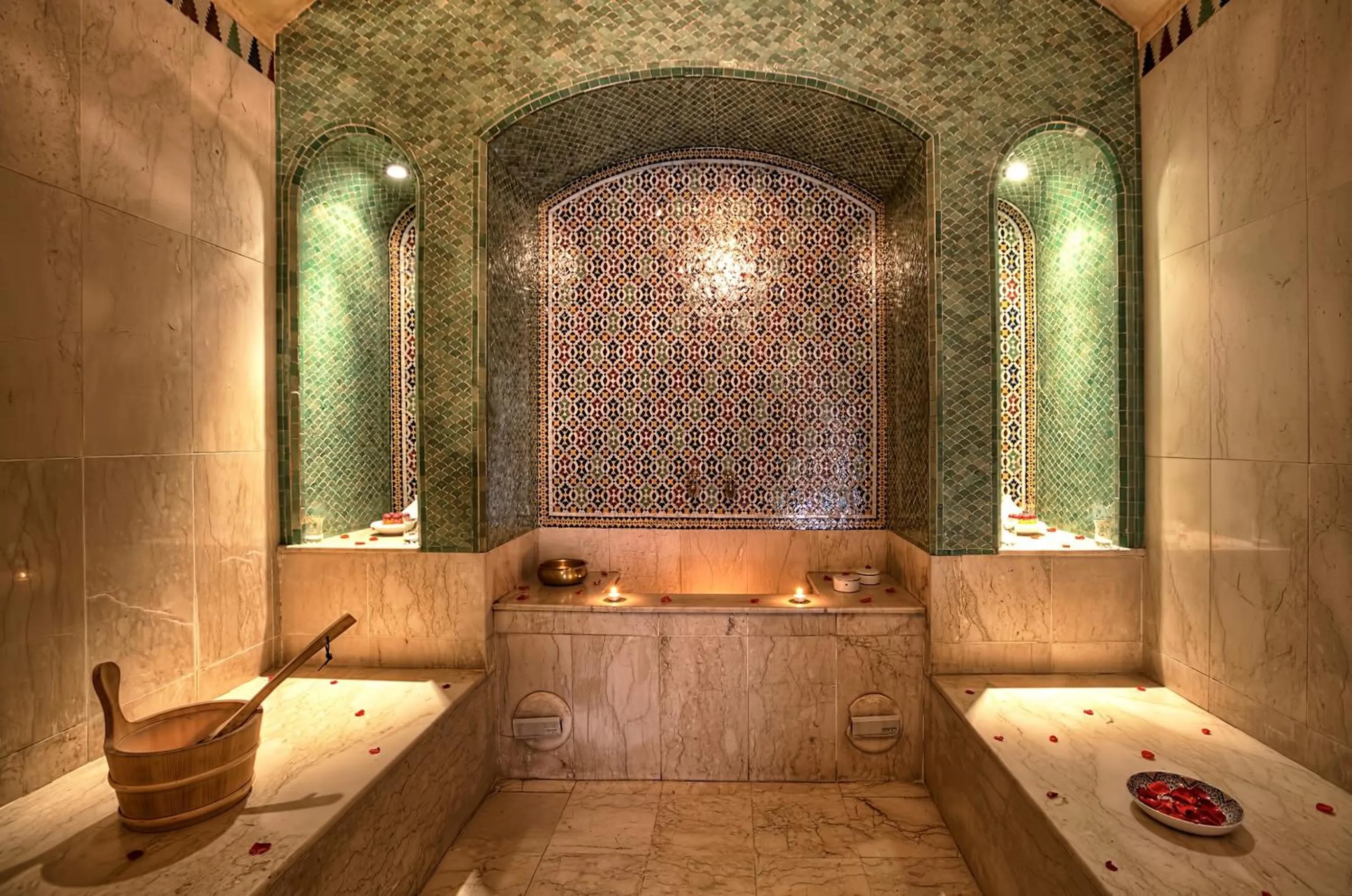 Steam room in Riad Kniza