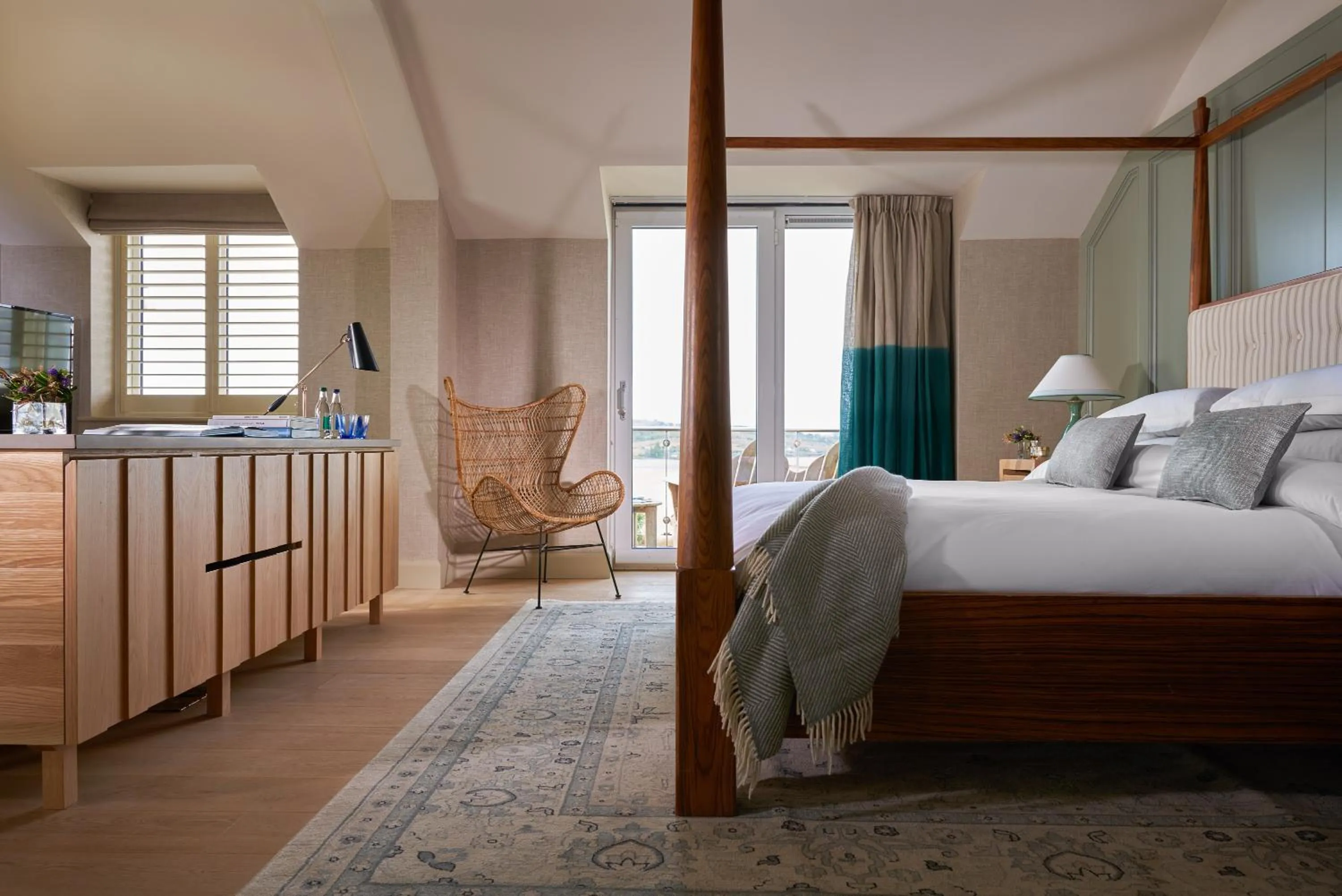 Bed in Inchydoney Island Lodge & Spa