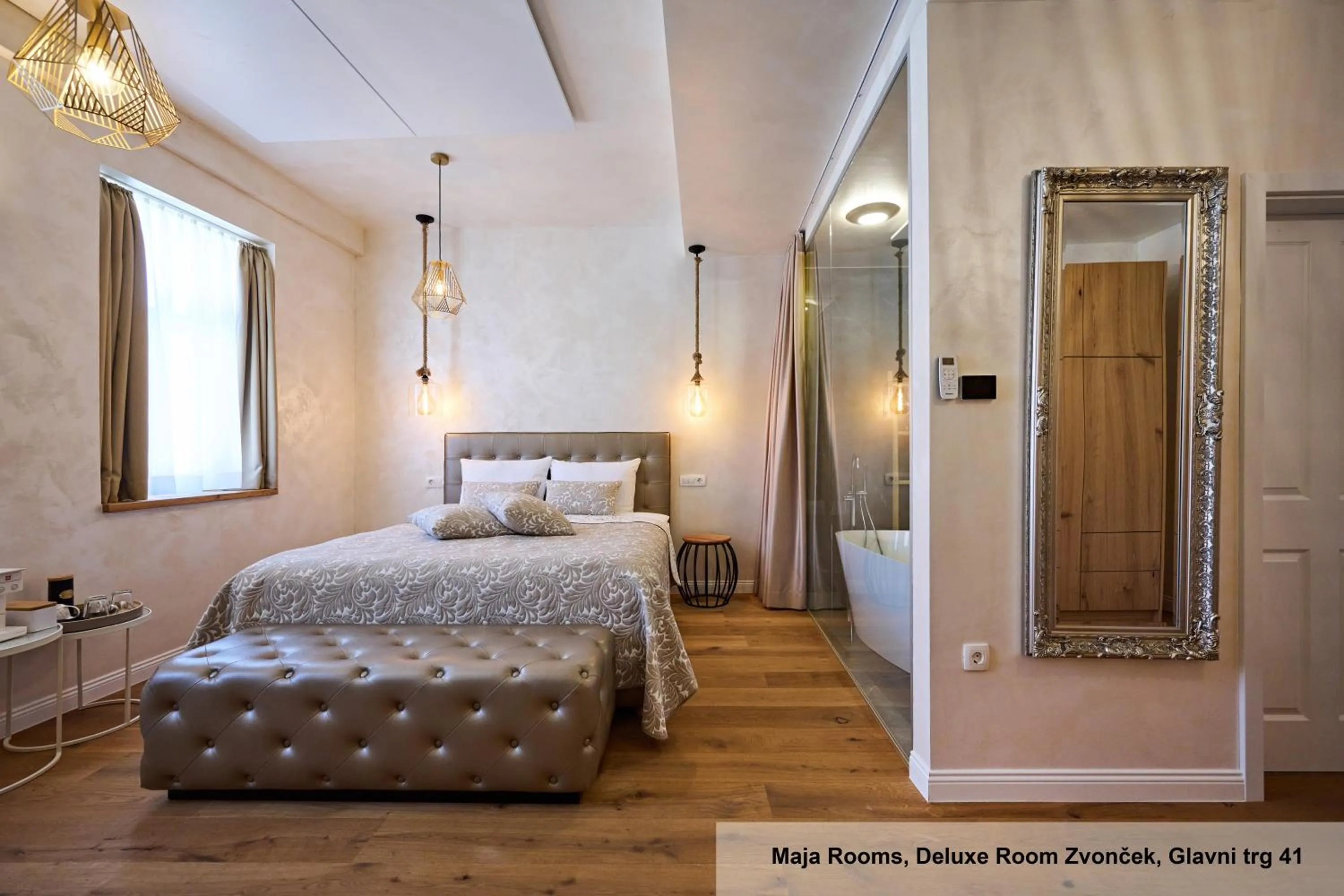 Bed in Hiša Ančka, Boutique Hotel & Maja Rooms