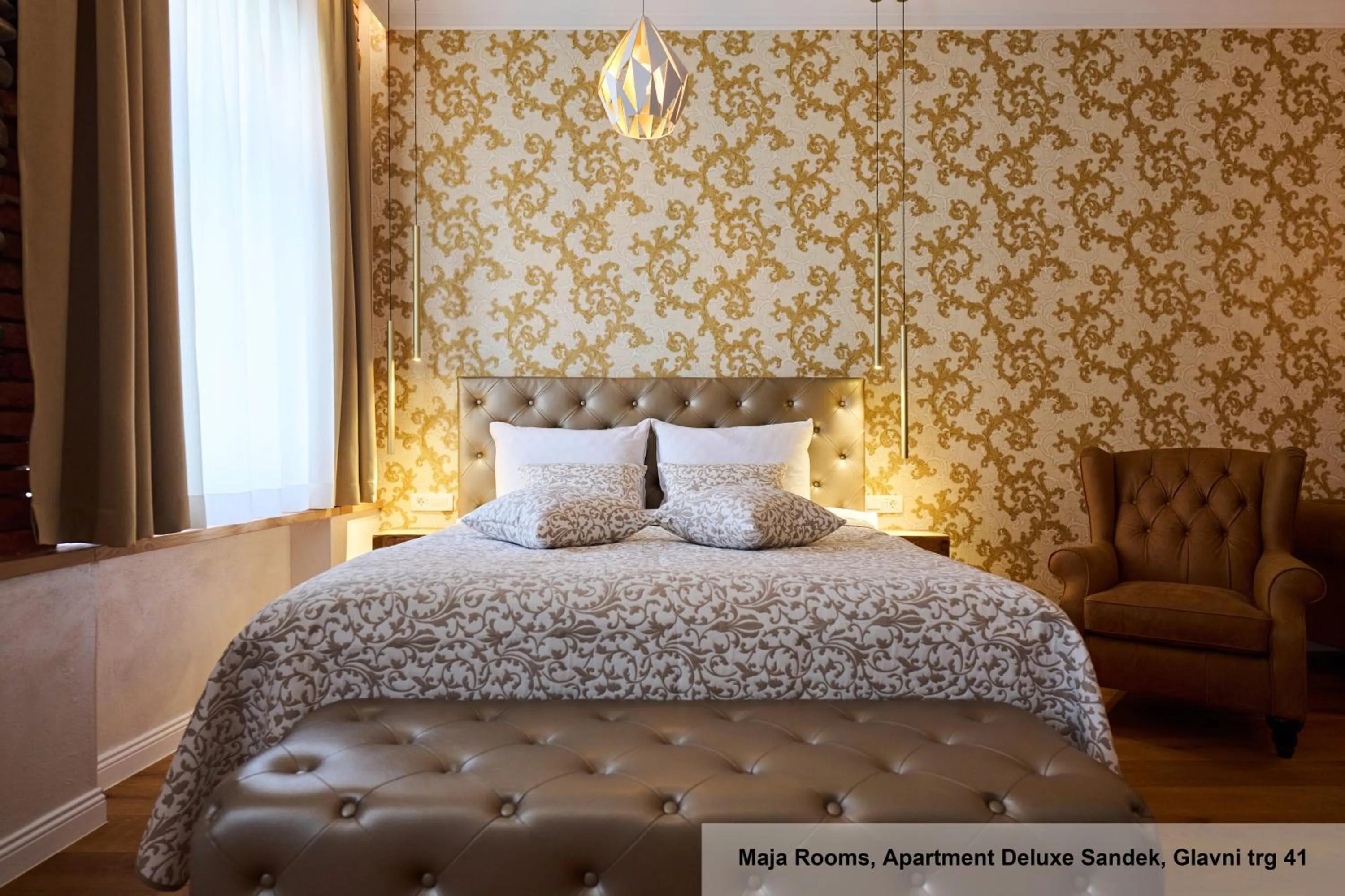 Bed in Hiša Ančka, Boutique Hotel & Maja Rooms