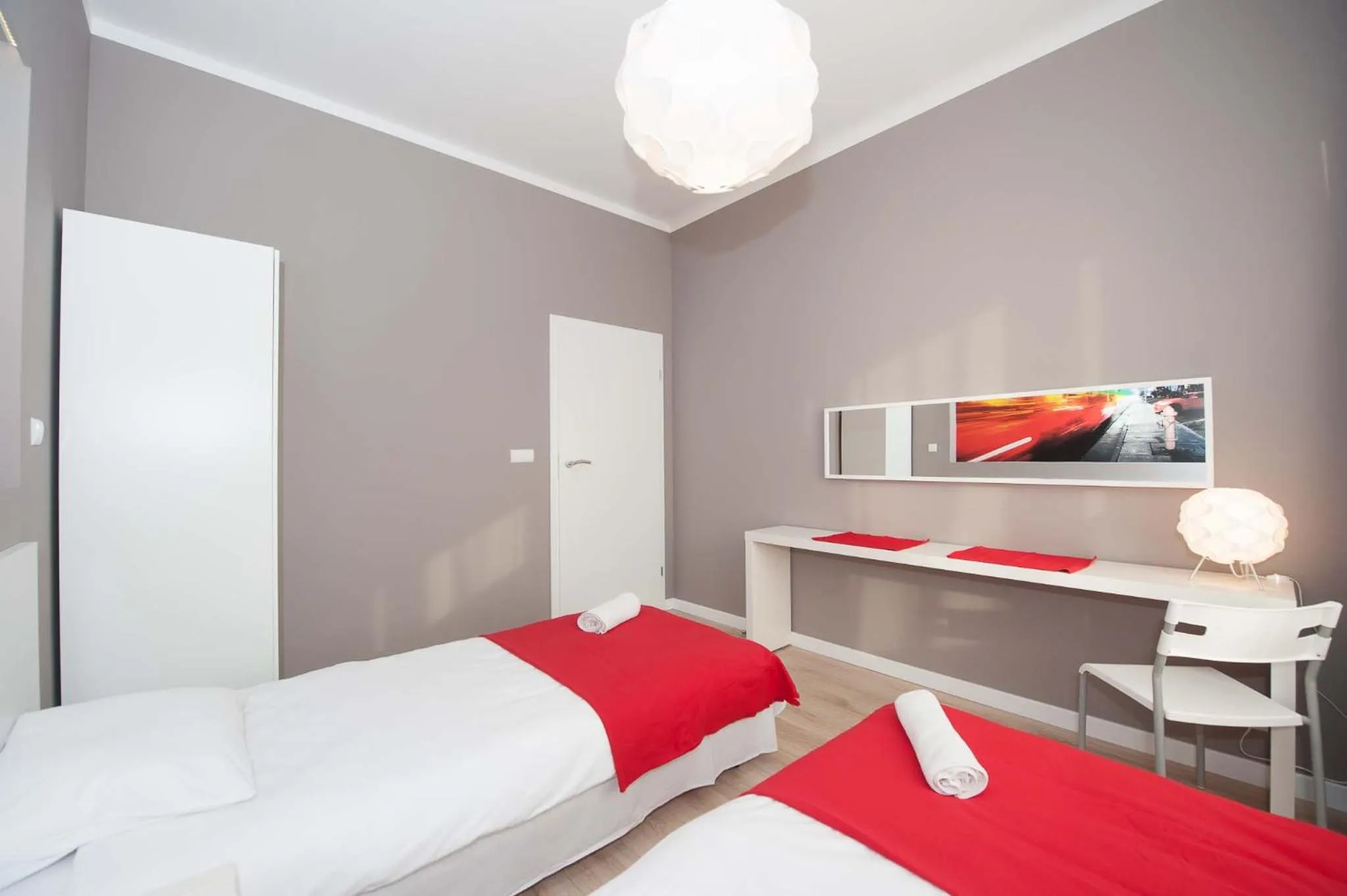 Decorative detail, Bed in Planet Hostel