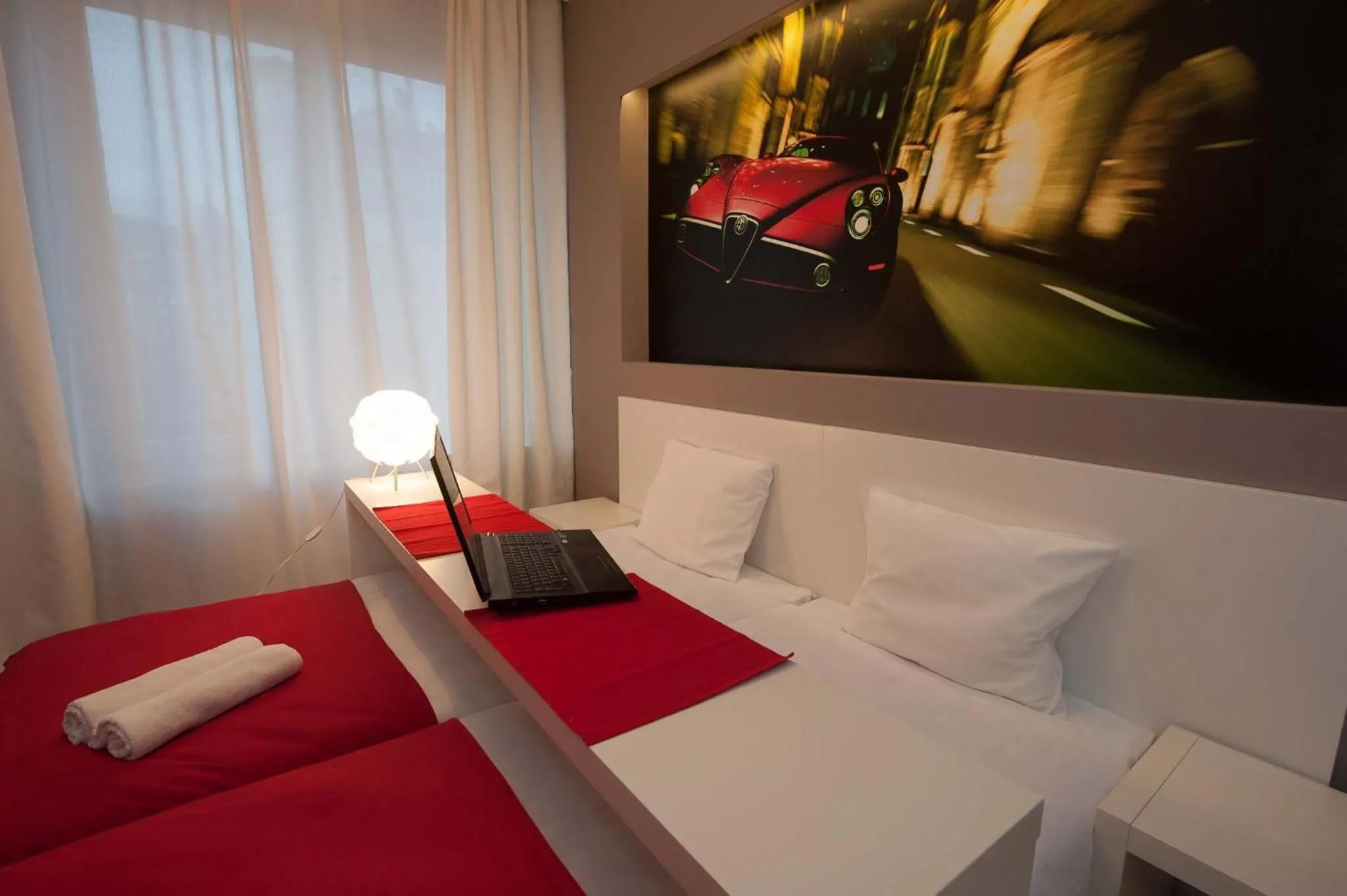 Decorative detail, Bed in Planet Hostel