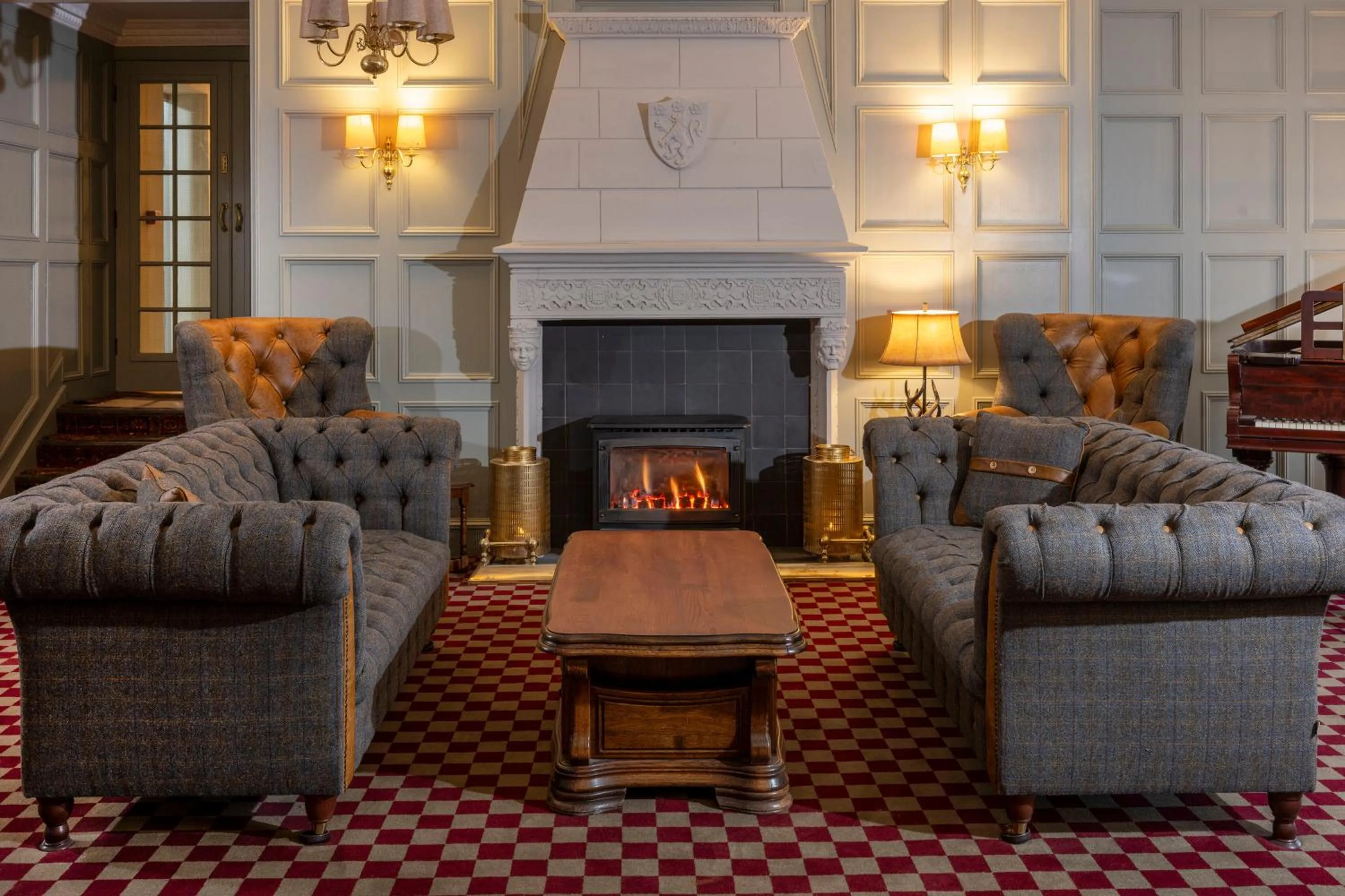 Seating area in Knipoch House Hotel