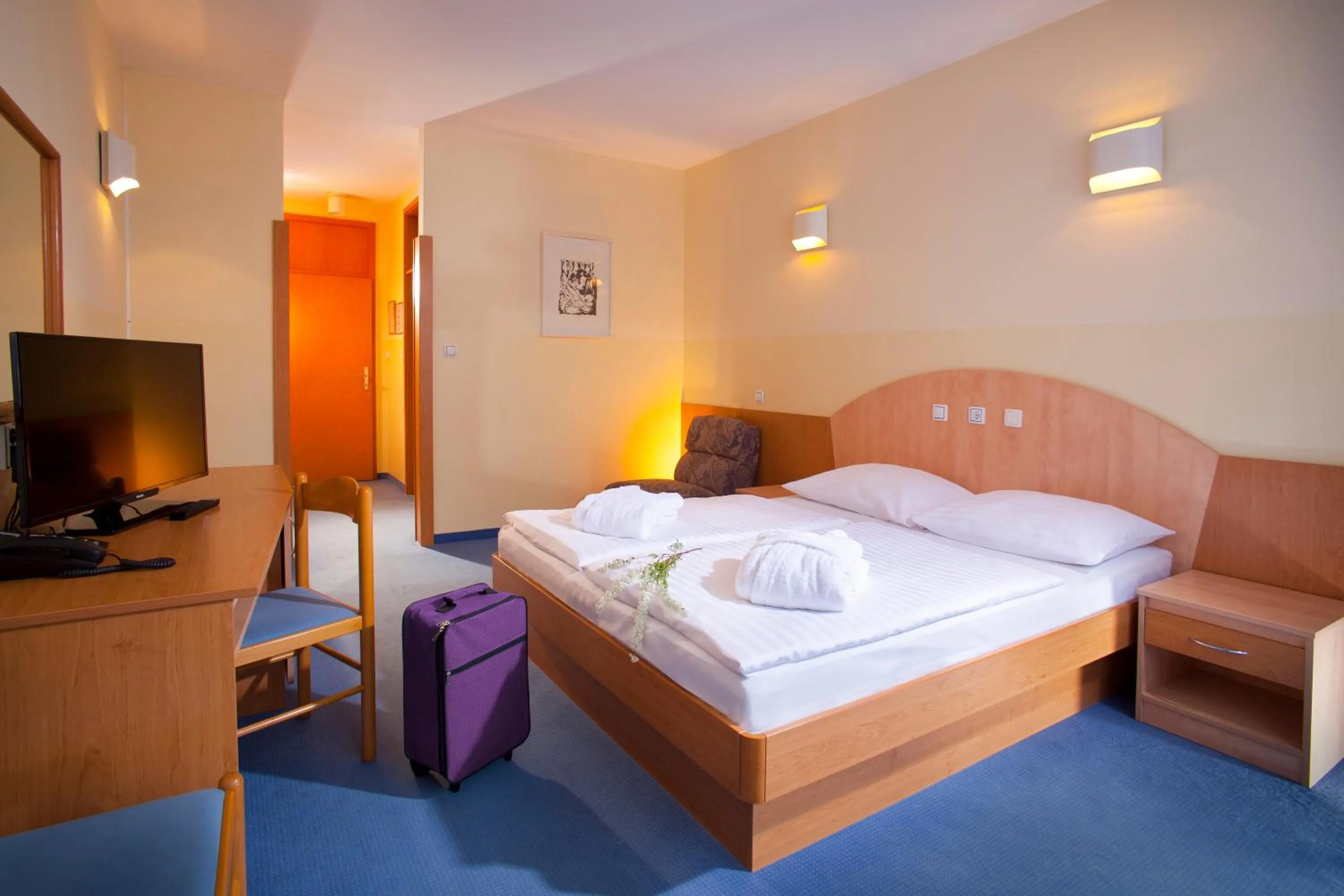 Bedroom, Bed in Terme Topolsica - Hotel Vesna