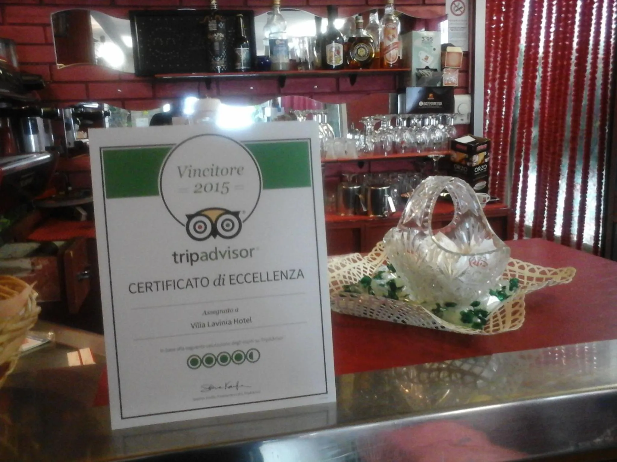 Decorative detail in Villa Lavinia