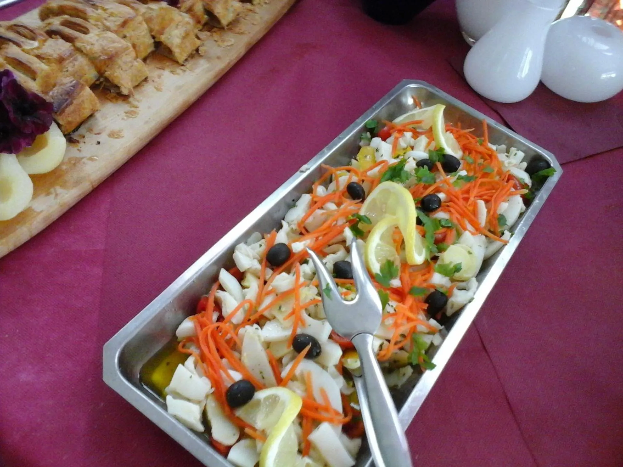 Food close-up in Villa Lavinia