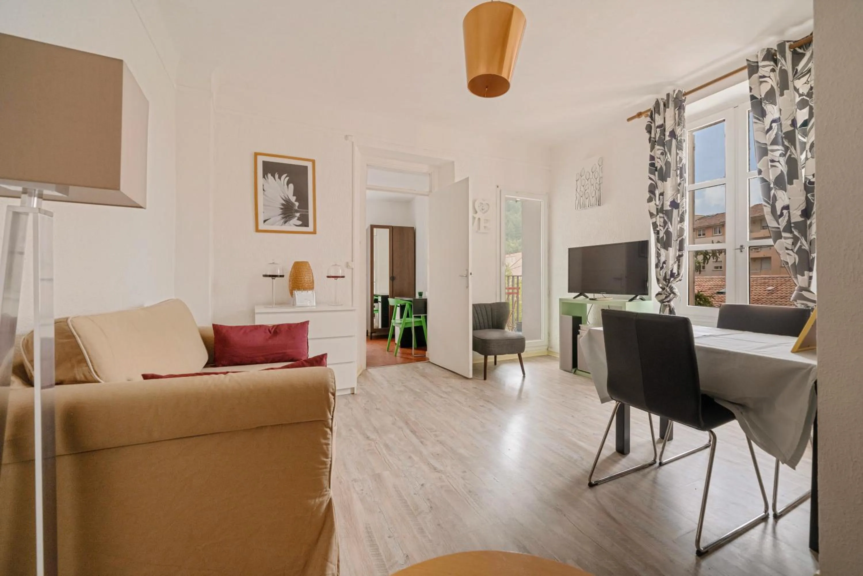 Living room in Alexandra Apartments