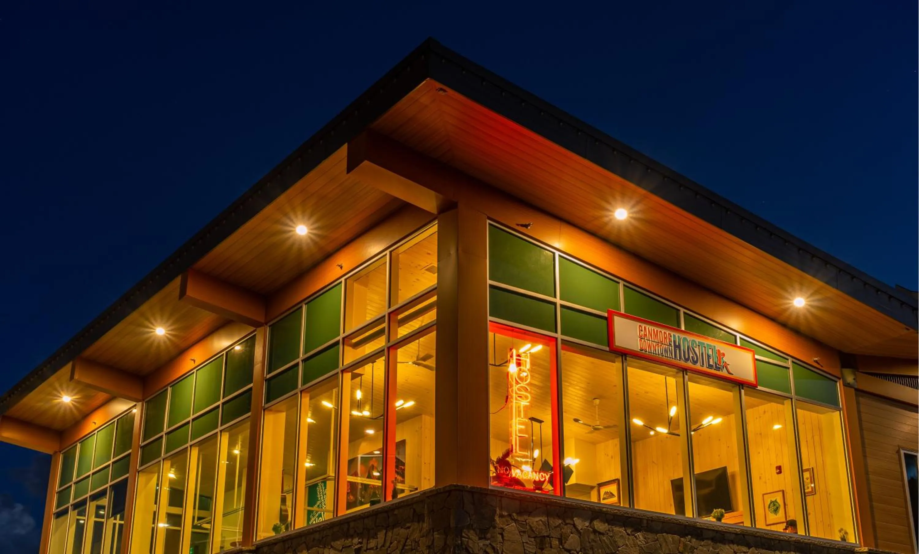 Property building in Canmore Downtown Hostel