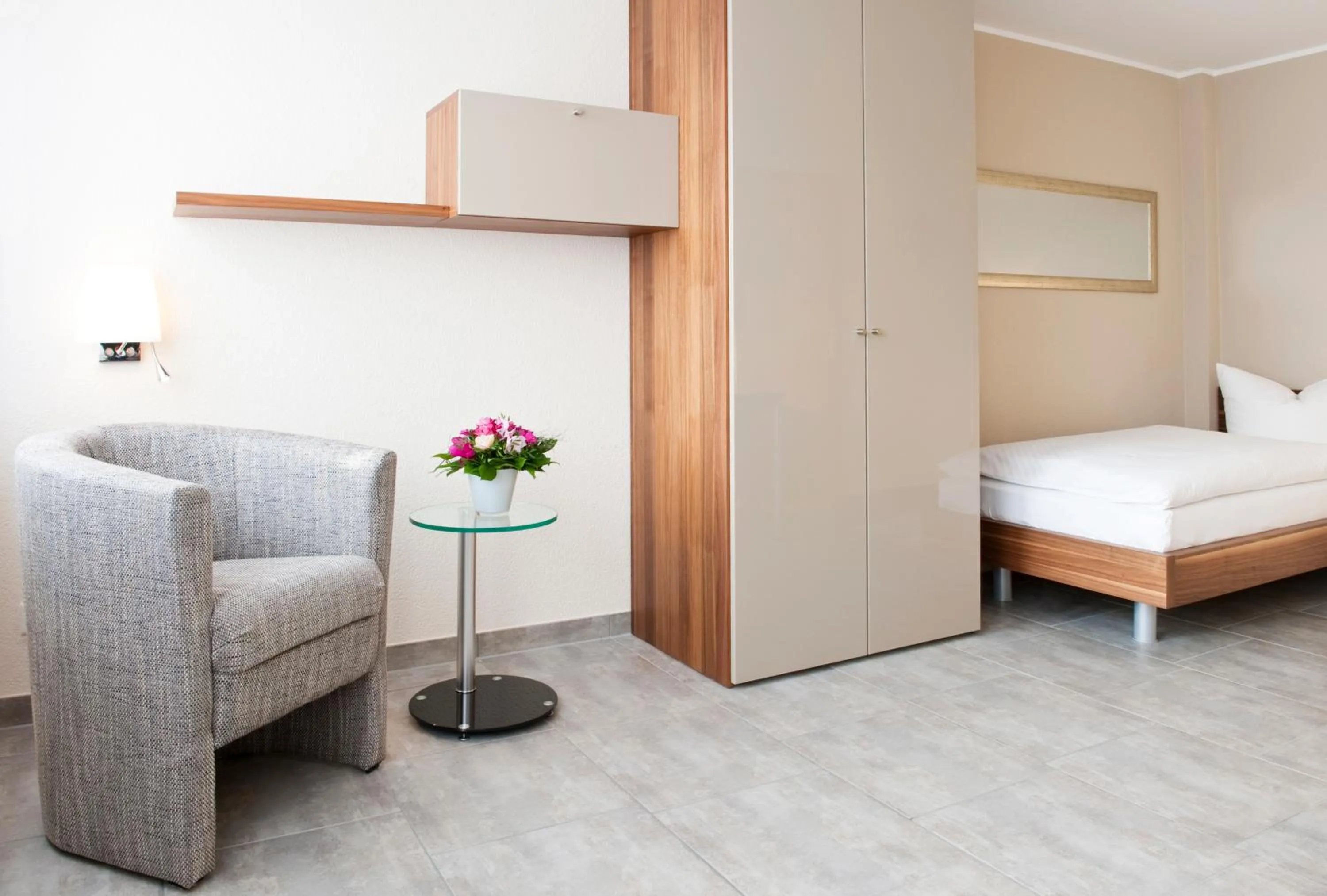 Bedroom, Bed in Appartements am Kleeblatt