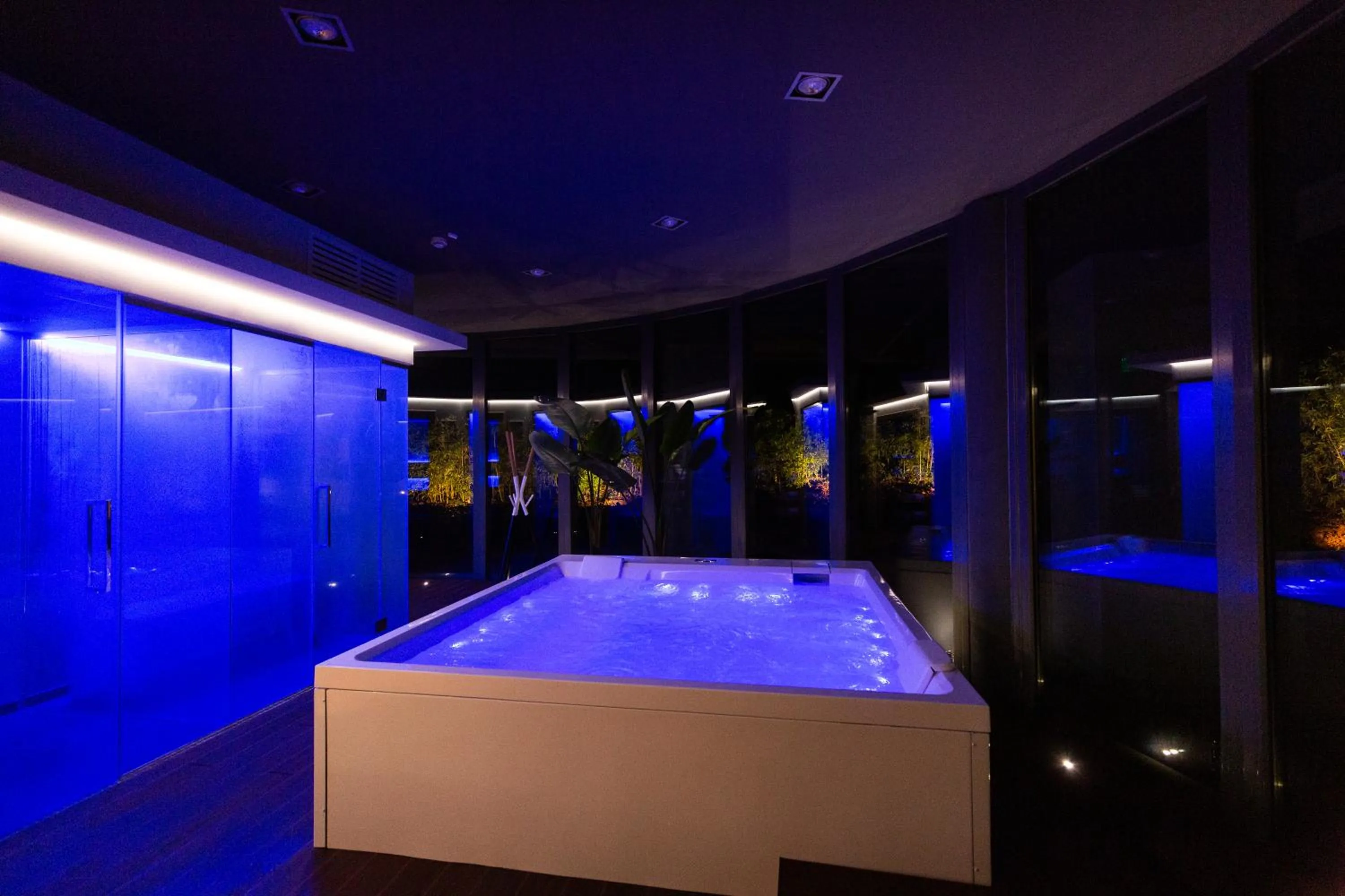 Hot Tub in Zambala Luxury Apartments