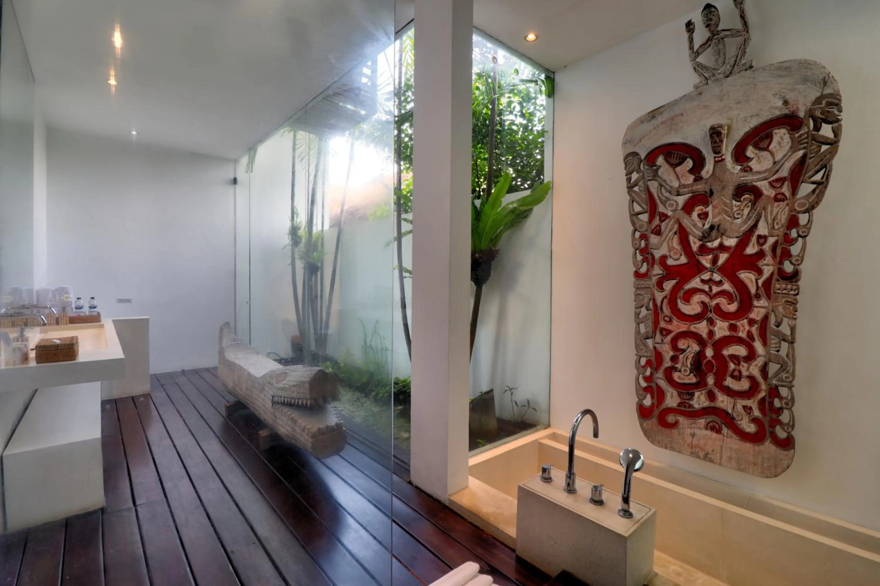 Shower in Beach Axis Villa, Seminyak