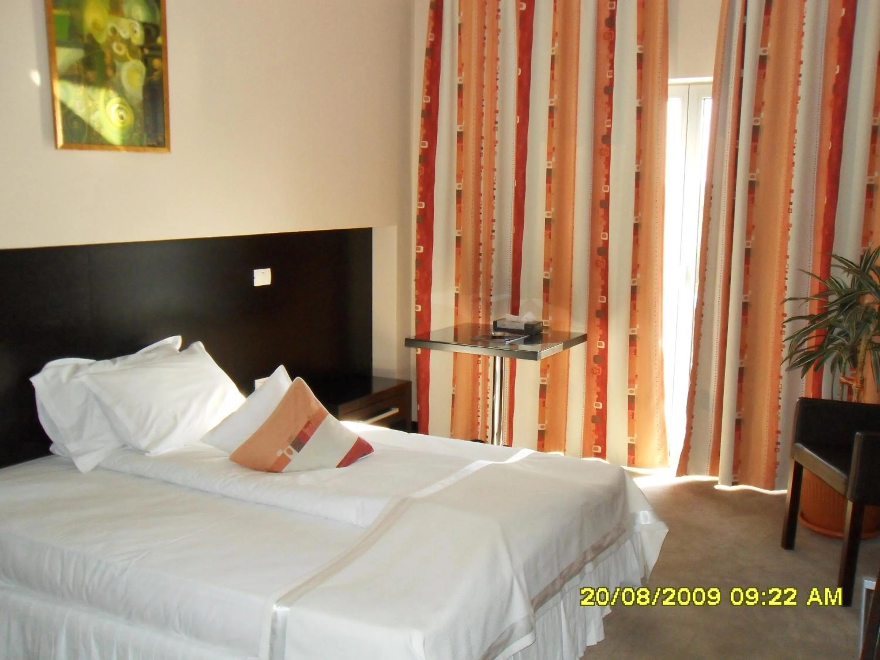 Bed in Hotel Delpack