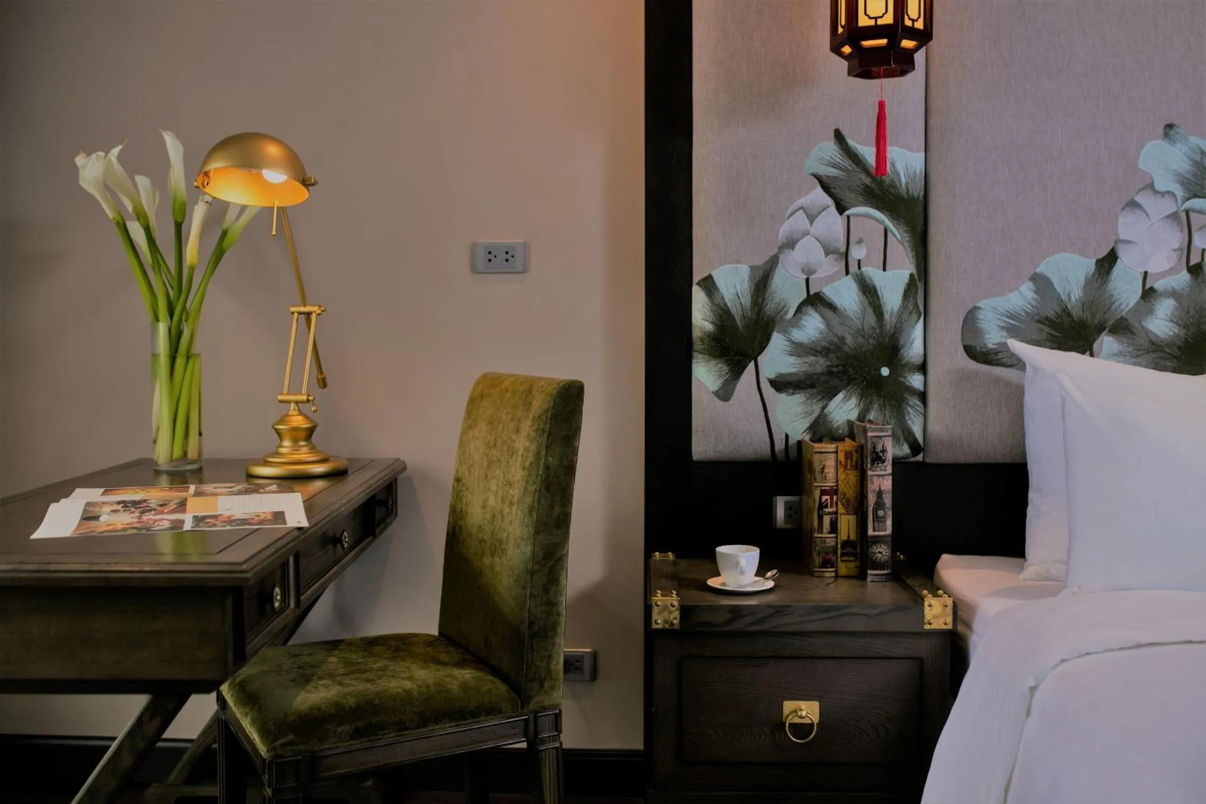 Seating area, Bed in Lotus Aroma Sapa Hotel