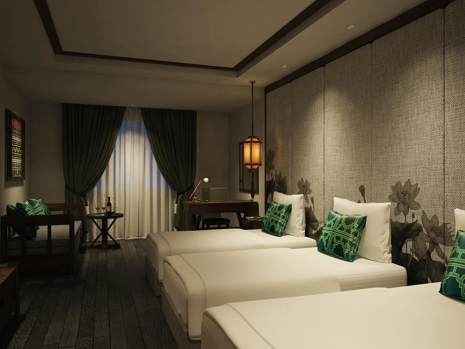 Bedroom, Bed in Lotus Aroma Sapa Hotel