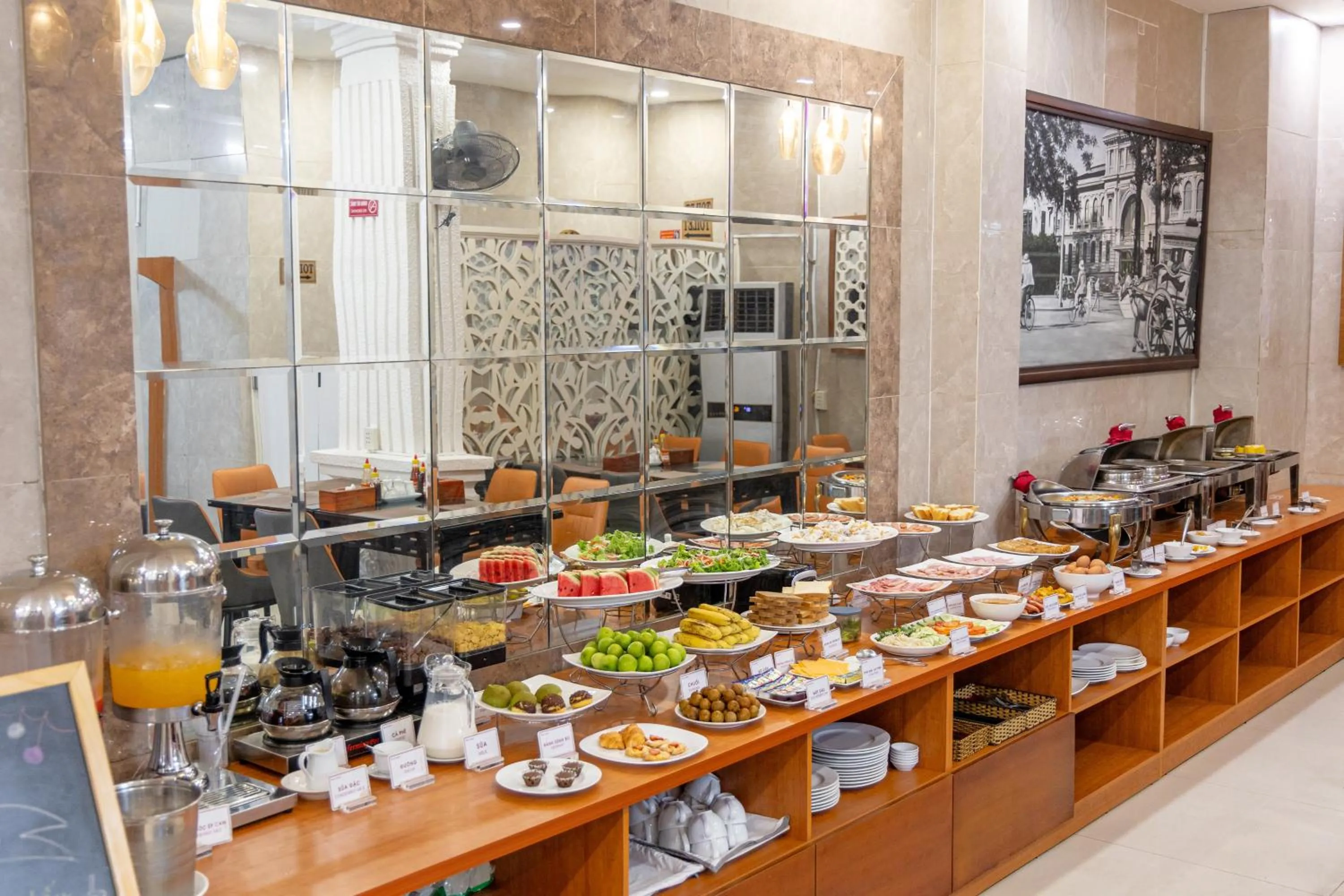 Breakfast in A25 Hotel - 274 Đề Thám