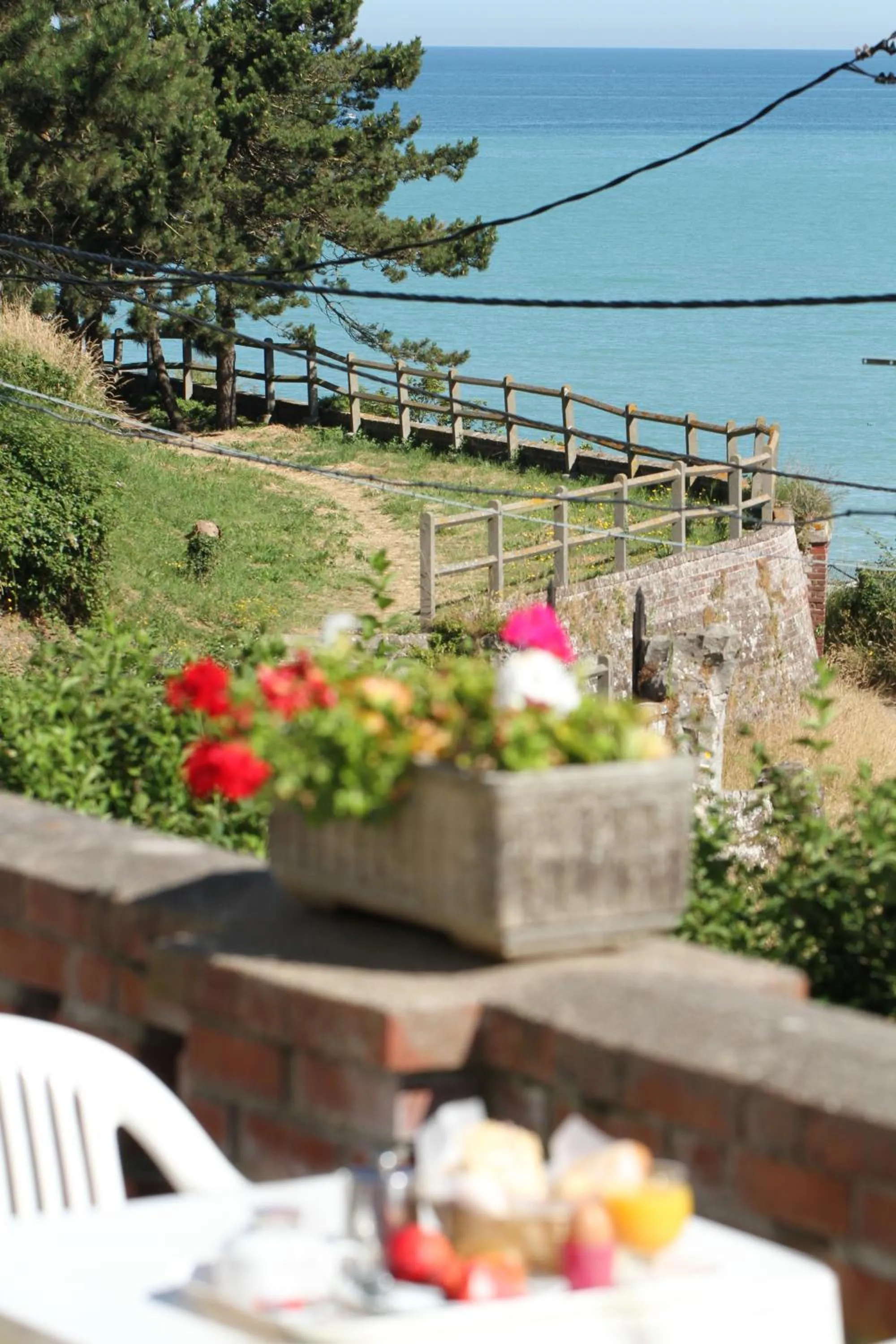 Patio in Hotel Royal Albion
