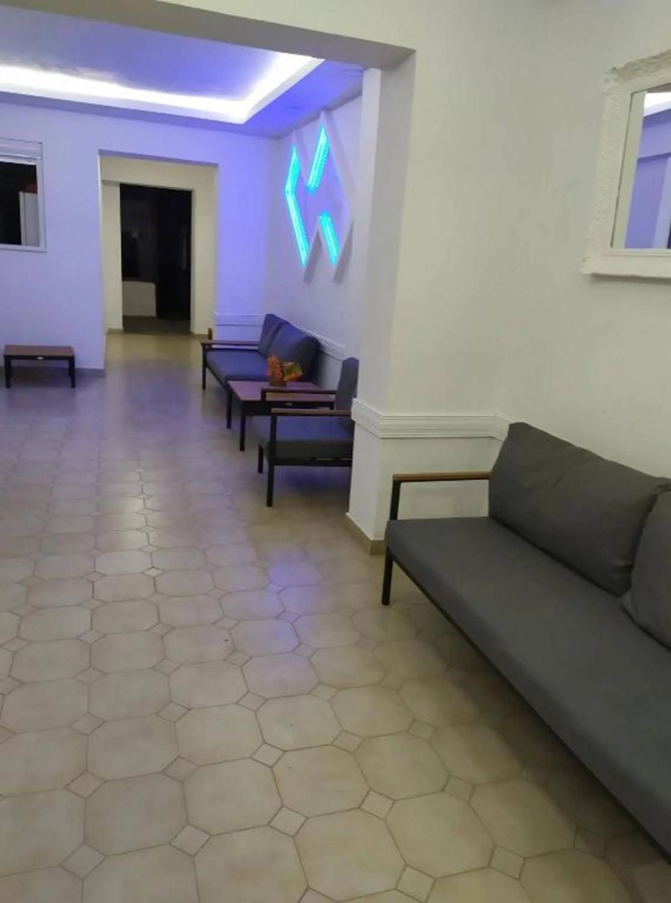 Lobby or reception in Butterfly Studios, Faliraki