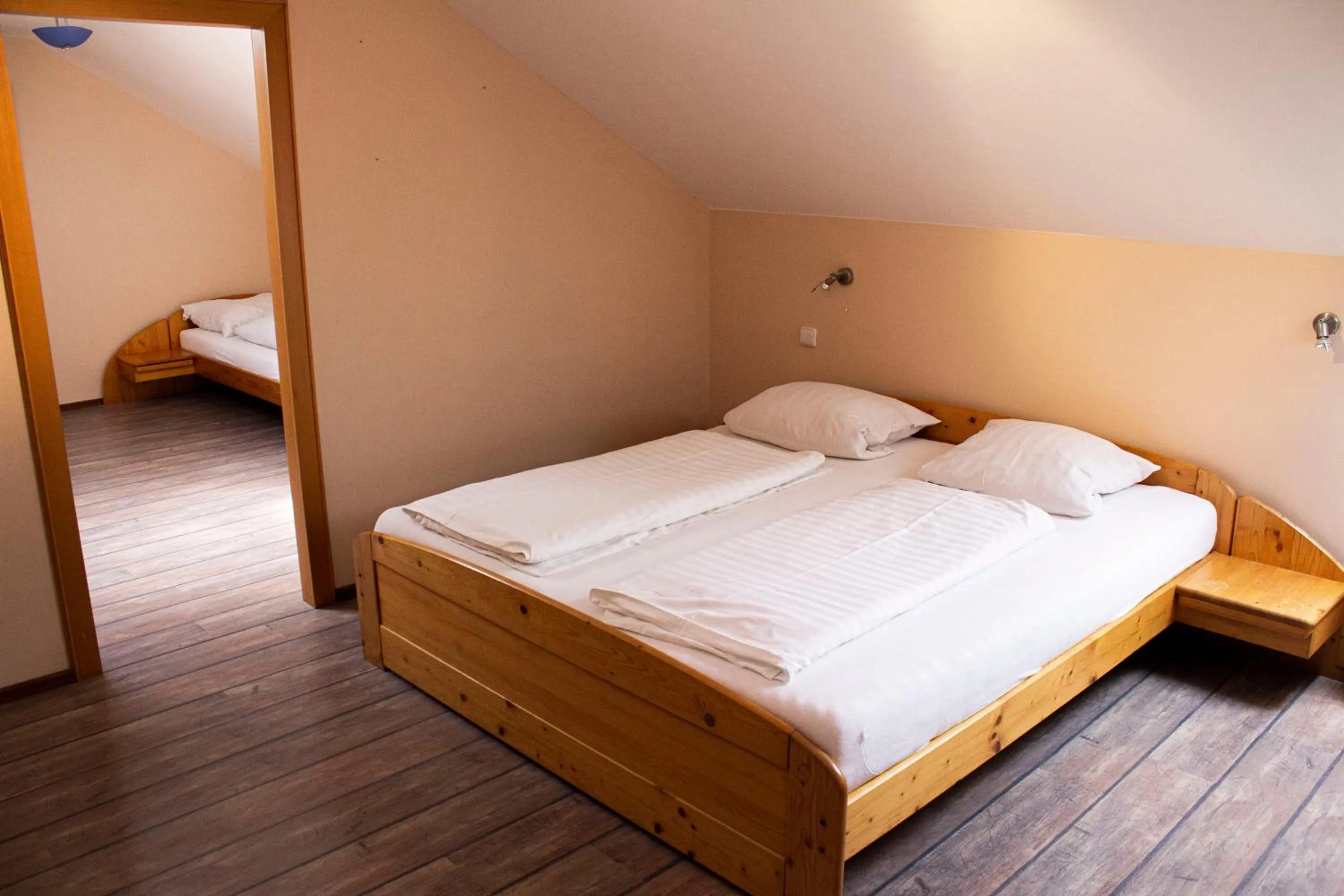 Bed in Hotel U Labutě