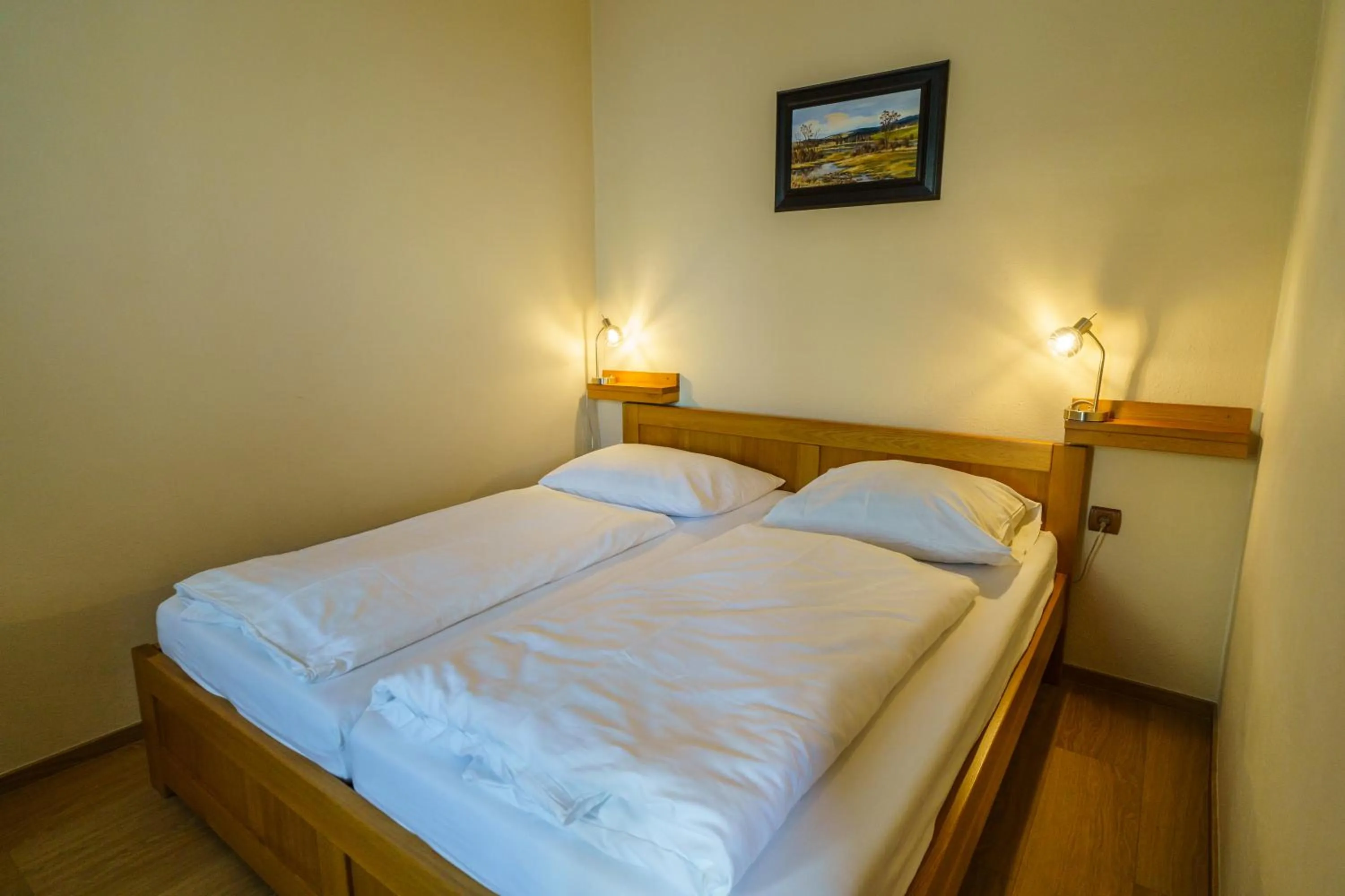 Bed in Hotel U Labutě