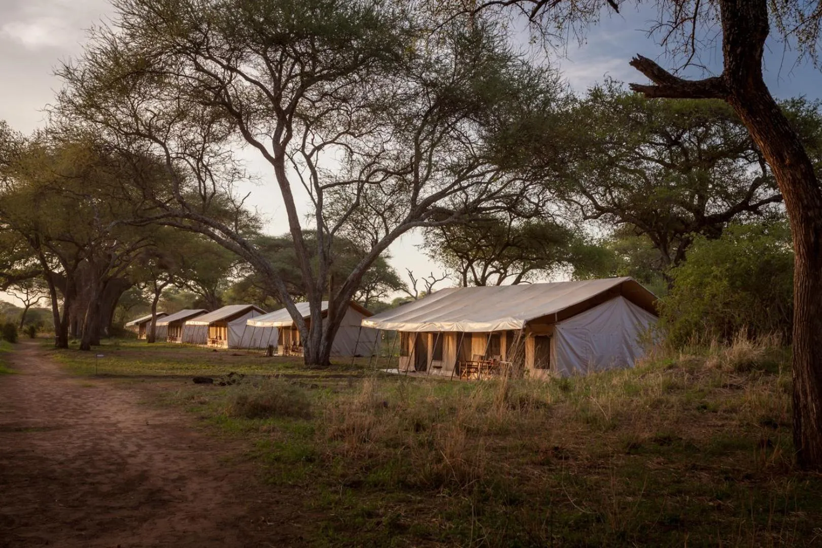 Natural landscape in Baobab Tented Camp