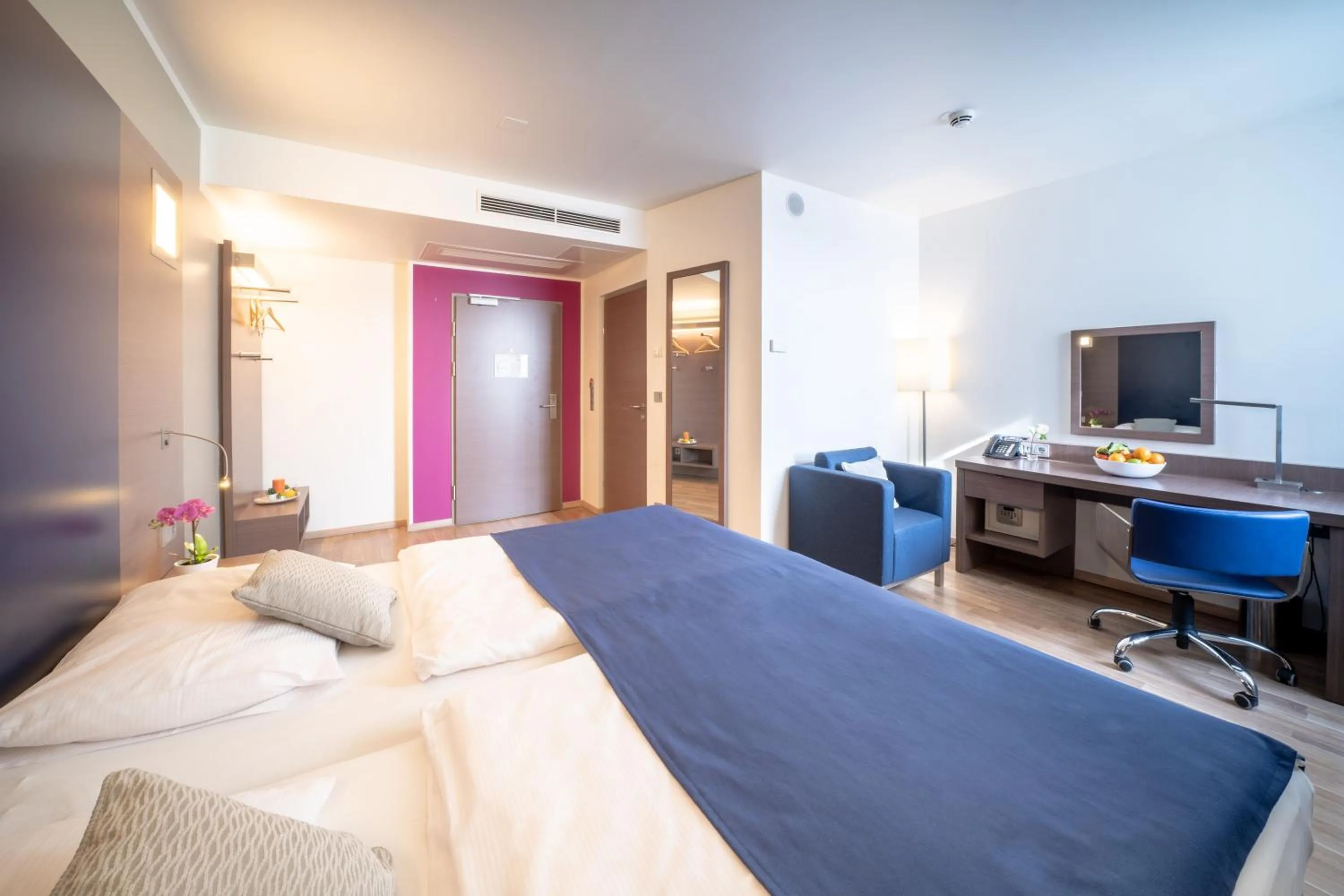 Bed in Hotel Orangerie