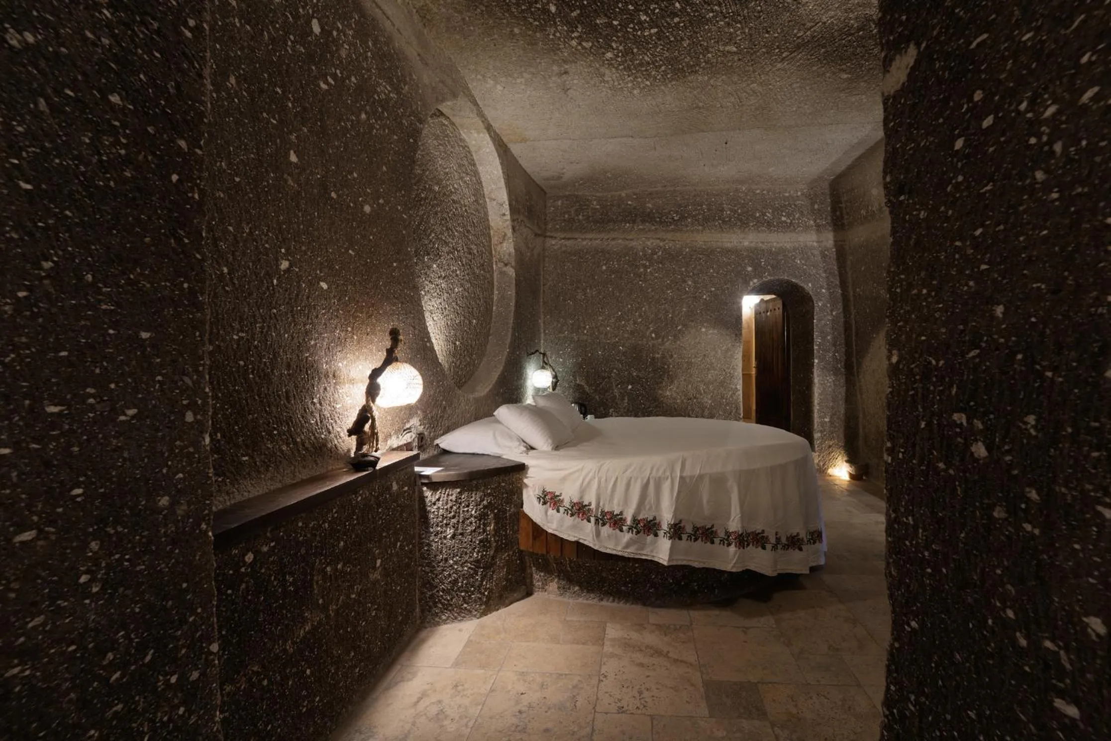 Bed in Grand Cave Suites