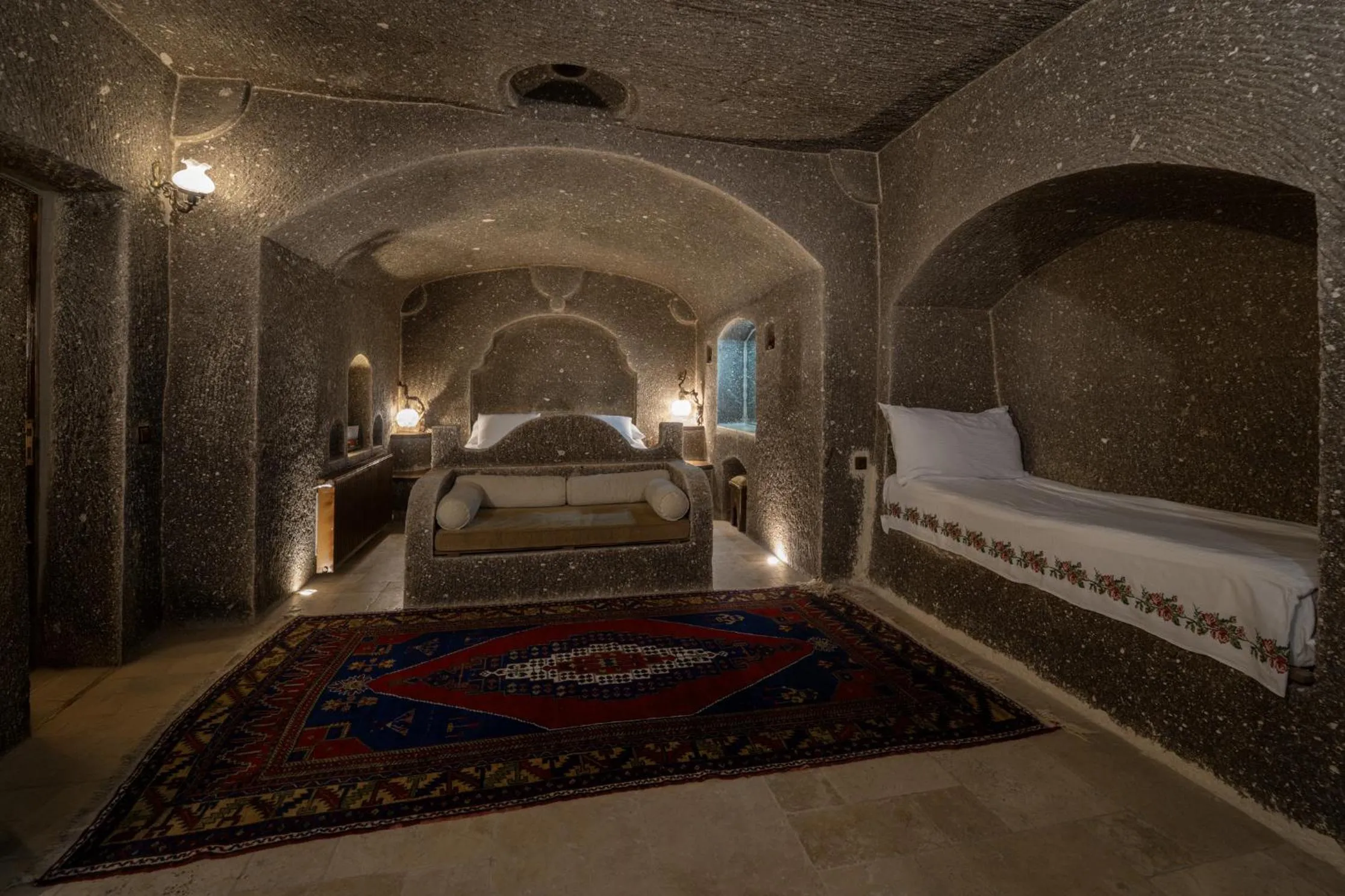 Bed in Grand Cave Suites