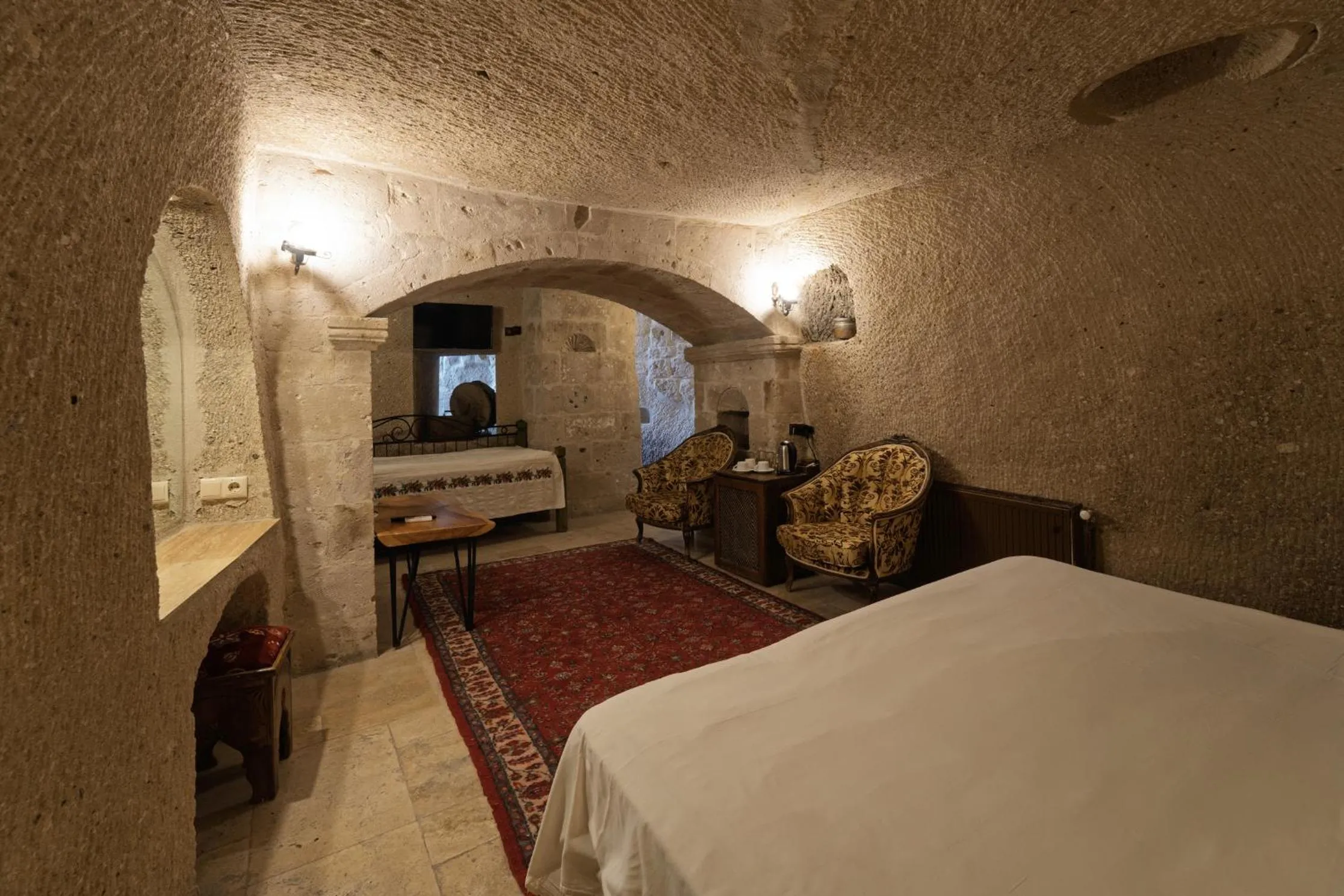 Bed in Grand Cave Suites