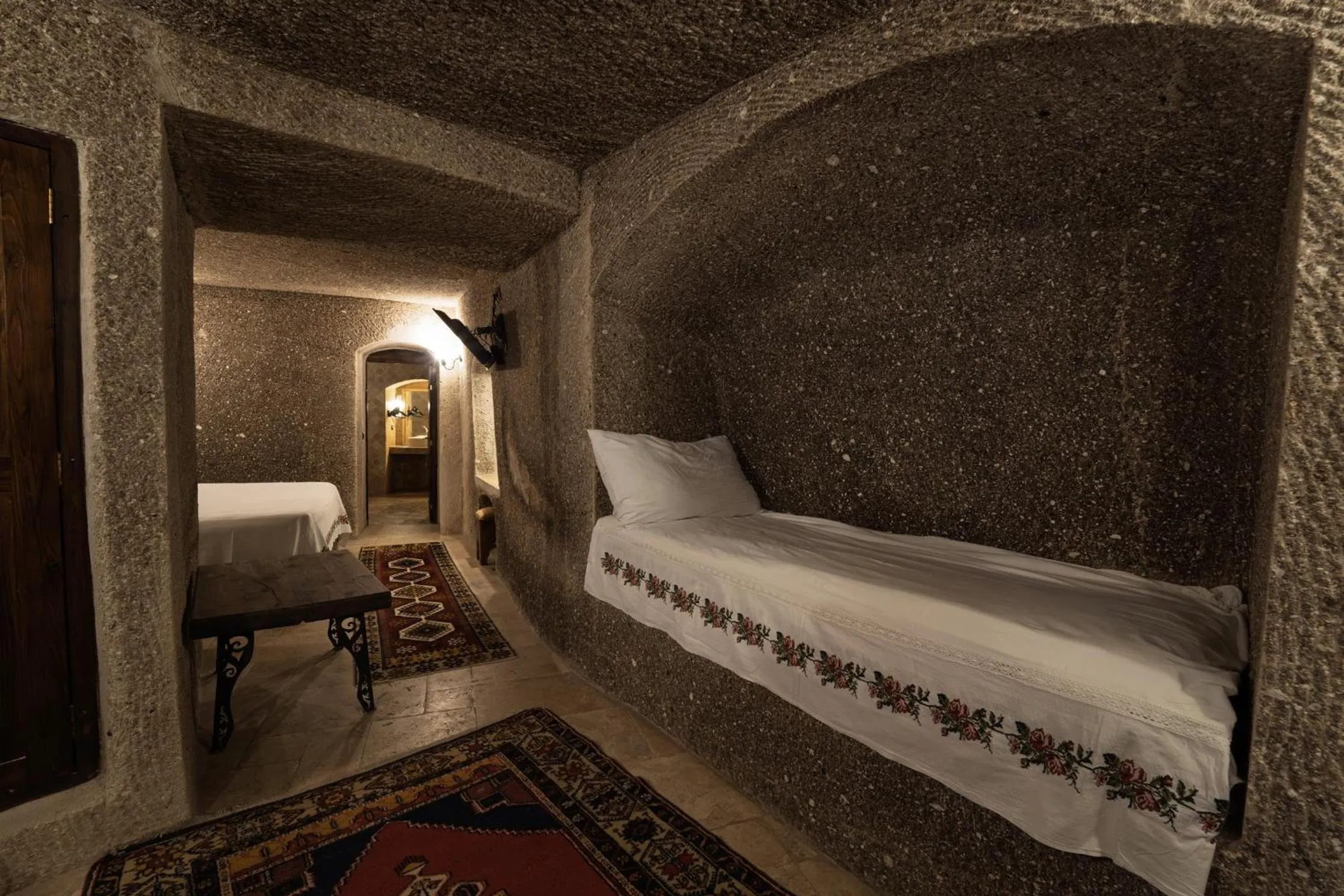 Bed in Grand Cave Suites
