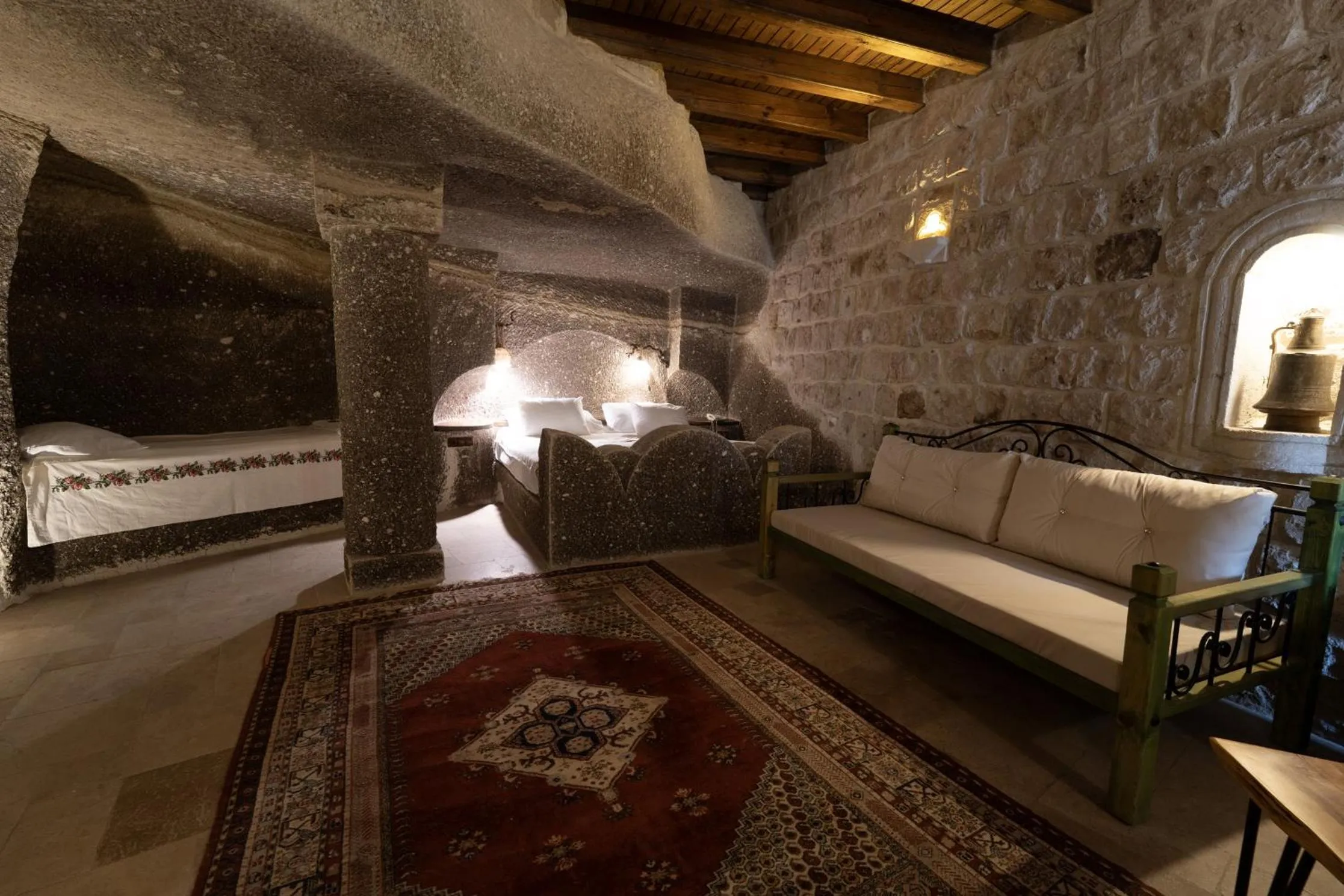 Bed in Grand Cave Suites