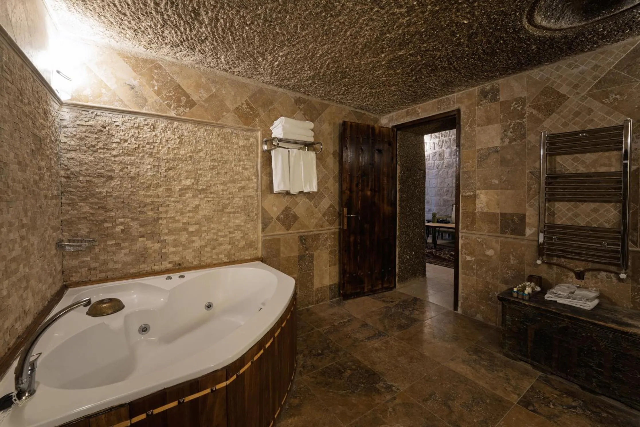 Shower in Grand Cave Suites