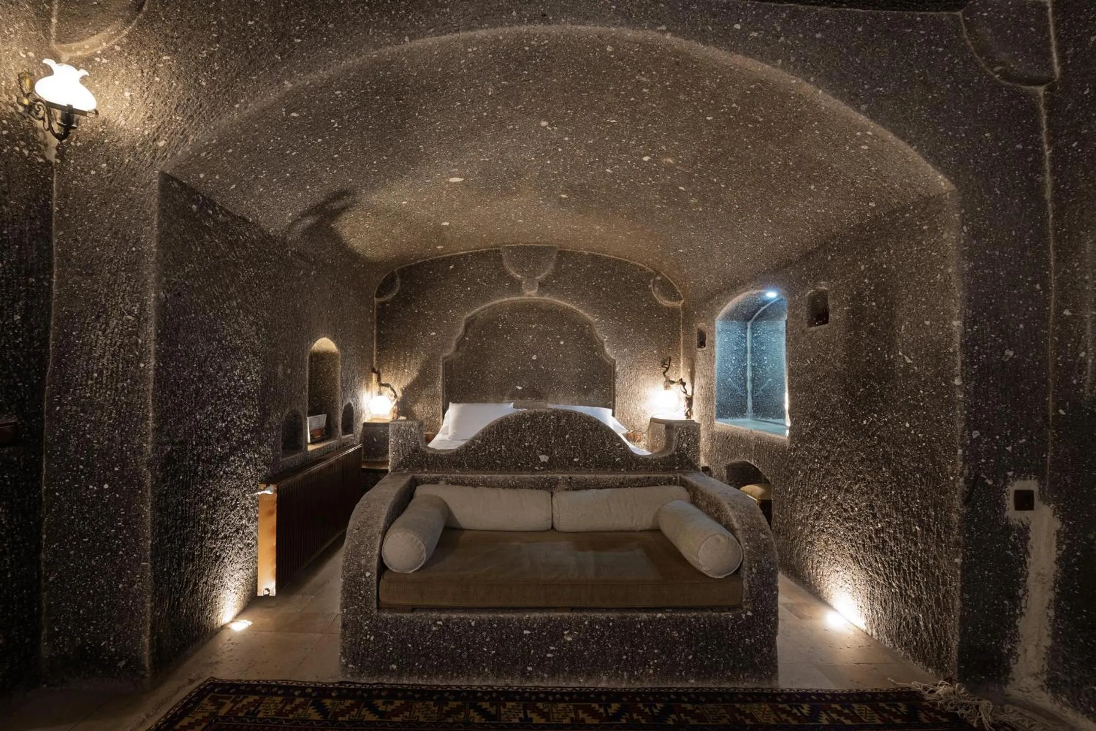 Bed in Grand Cave Suites