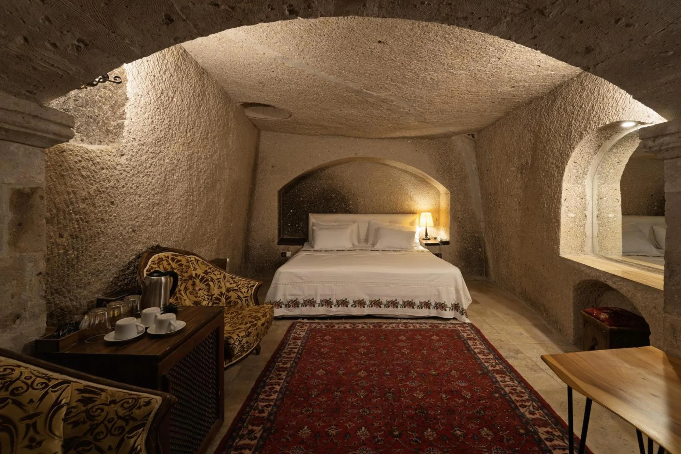 Bed in Grand Cave Suites