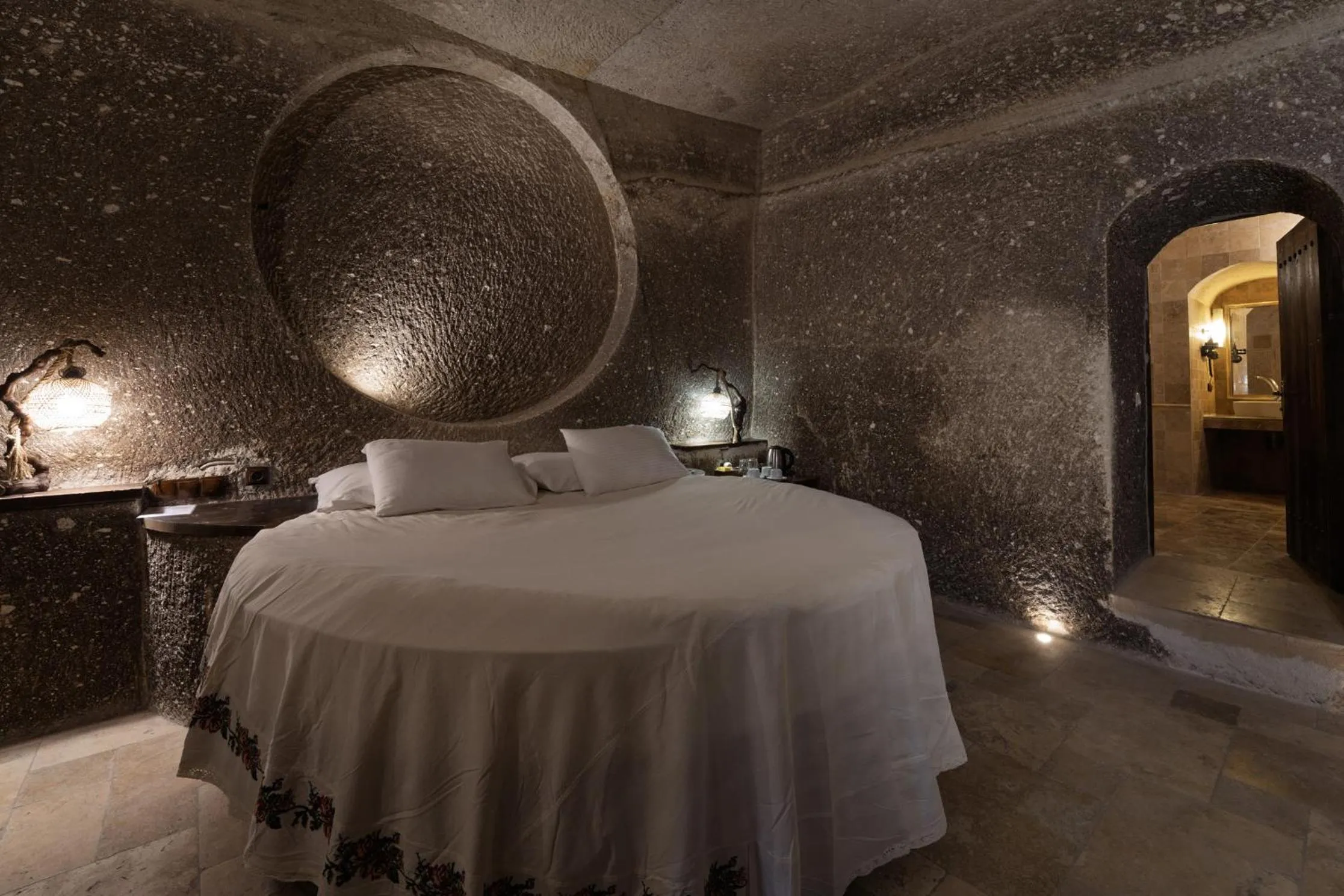 Bed in Grand Cave Suites