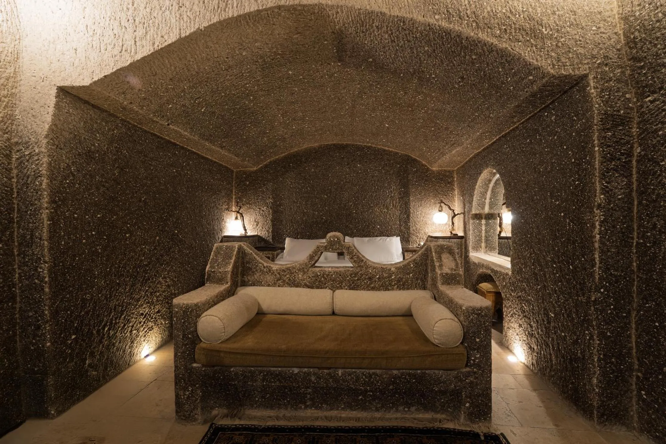 Bed in Grand Cave Suites