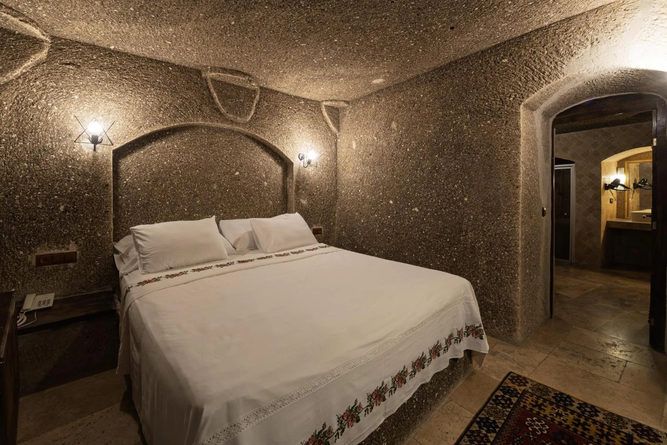 Bed in Grand Cave Suites