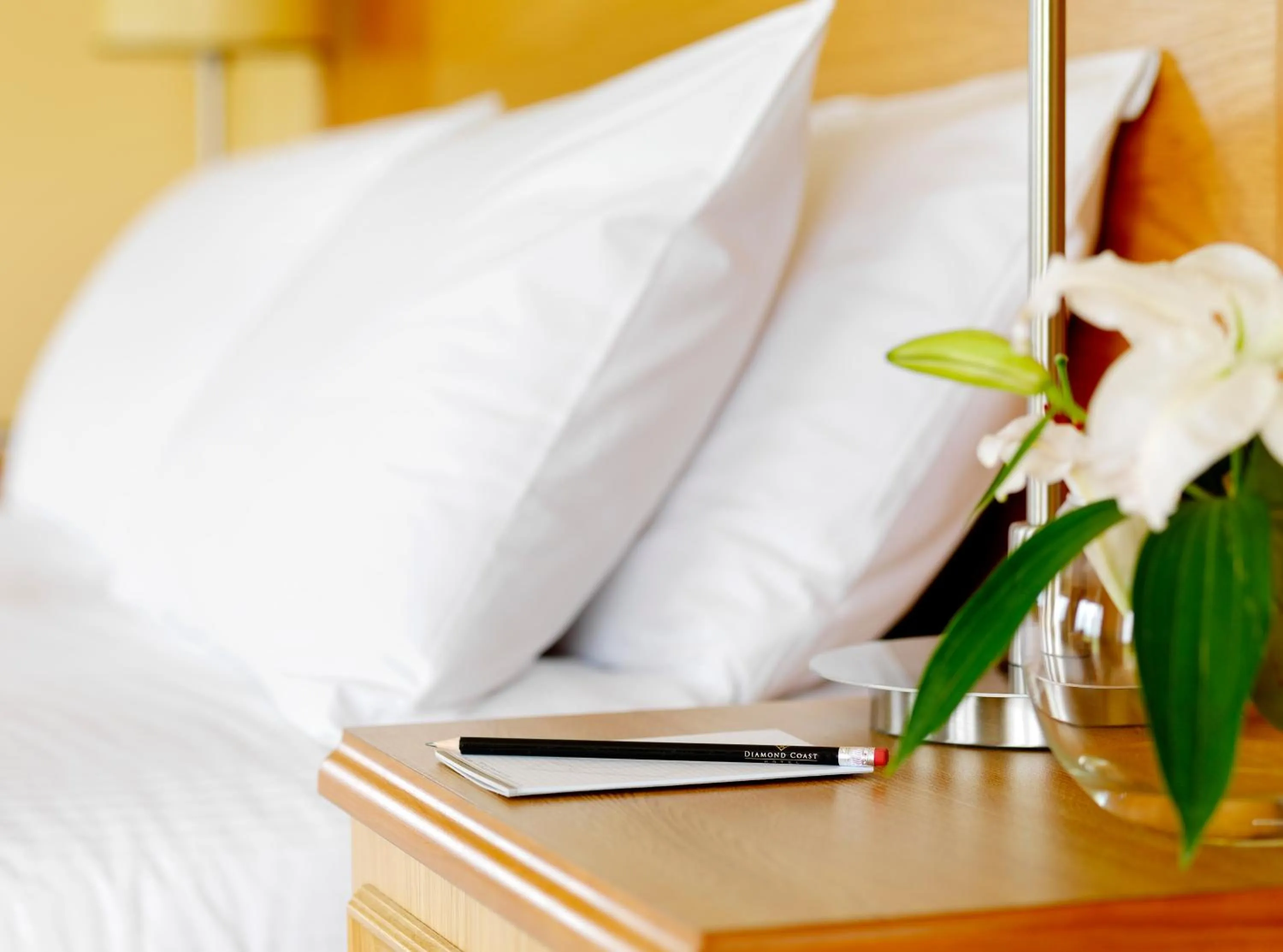 Bed in Diamond Coast Hotel