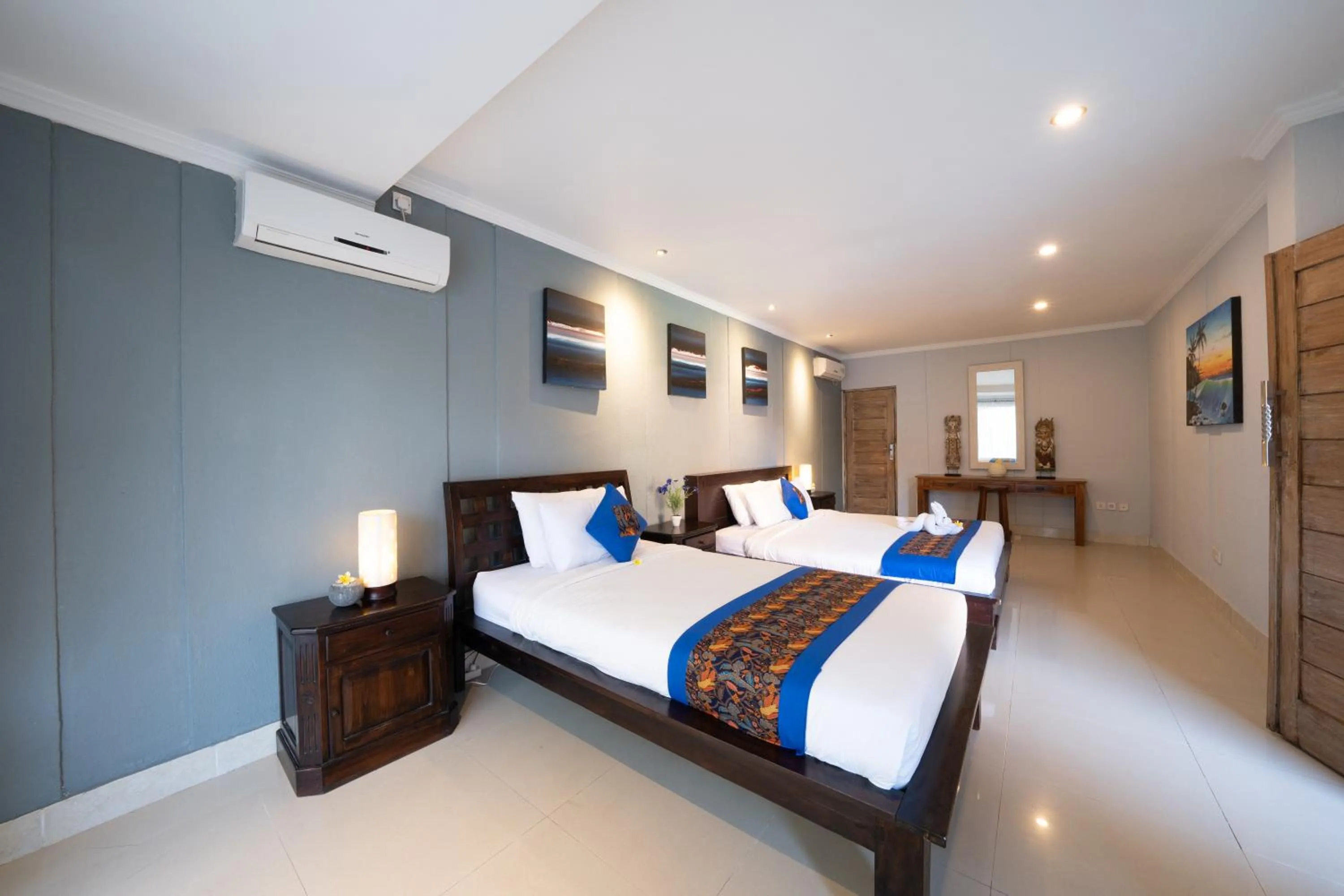 Bedroom, Bed in The Catur Villa Seminyak
